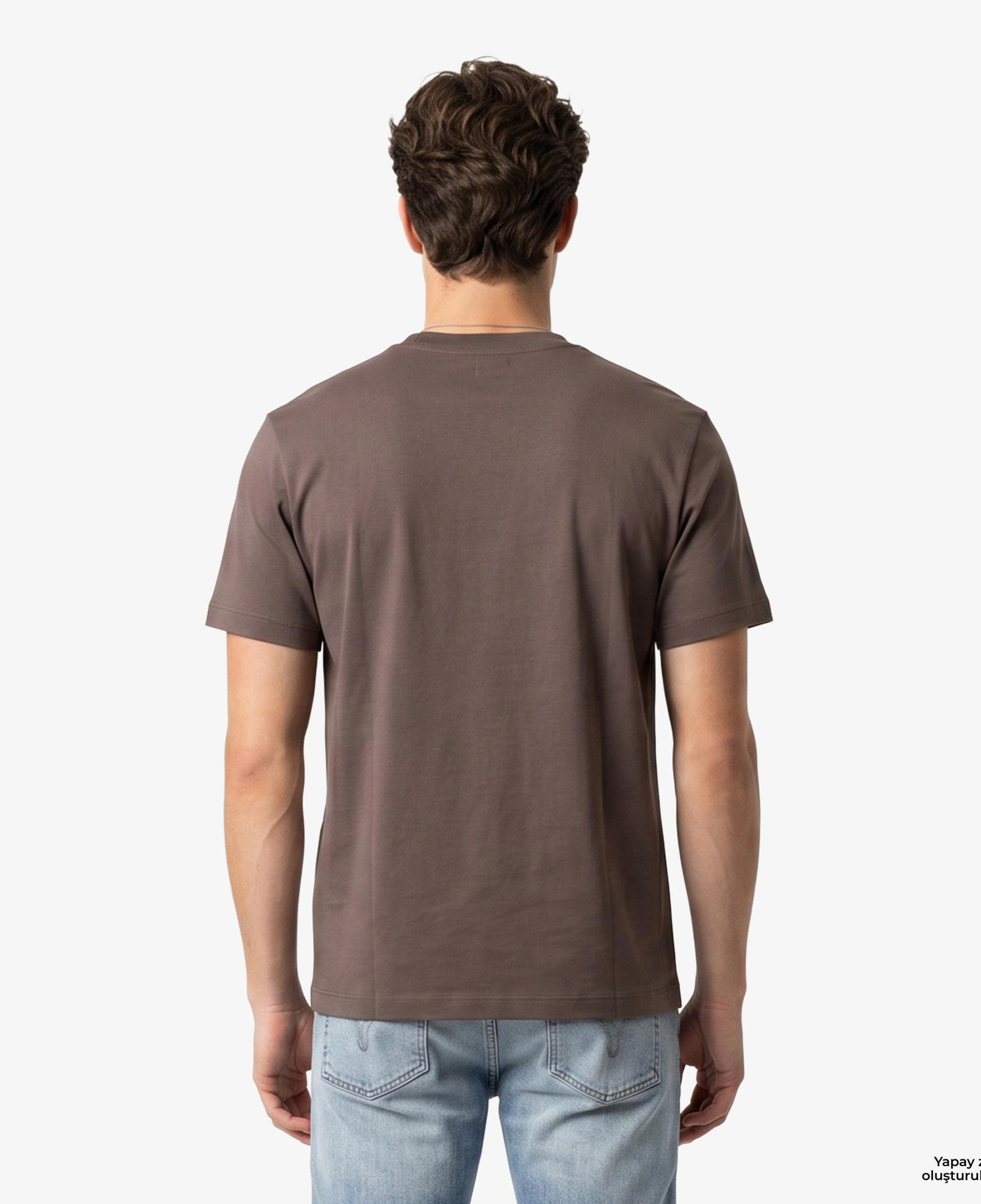 Calvin Klein 20S Sportswear Grap Erkek Kahverengi T-Shirt