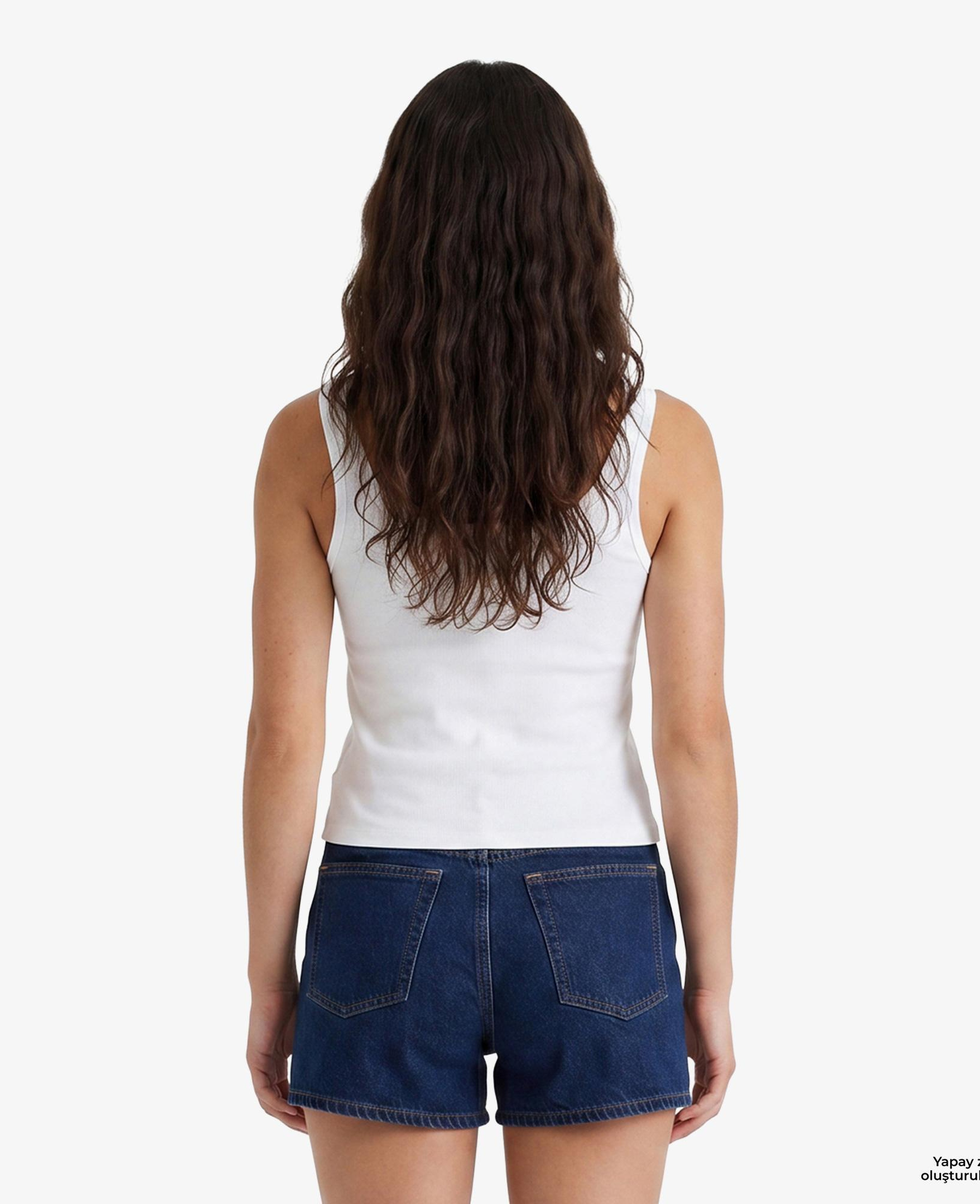 Calvin Klein Graphic Tank Kadın Beyaz Atlet
