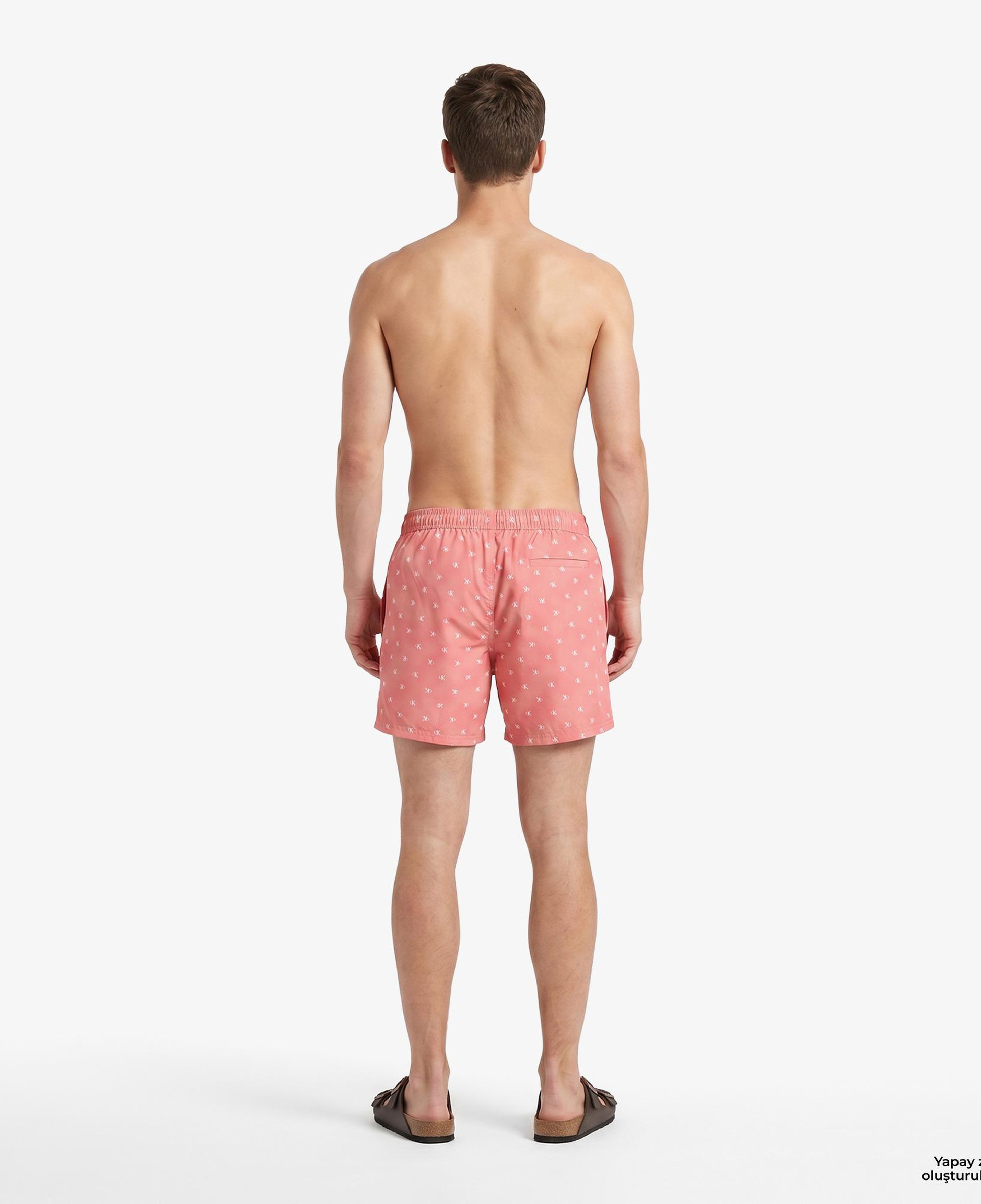 Calvin Klein Medium Drawstring Covered Erkek Turuncu Deniz Şortu