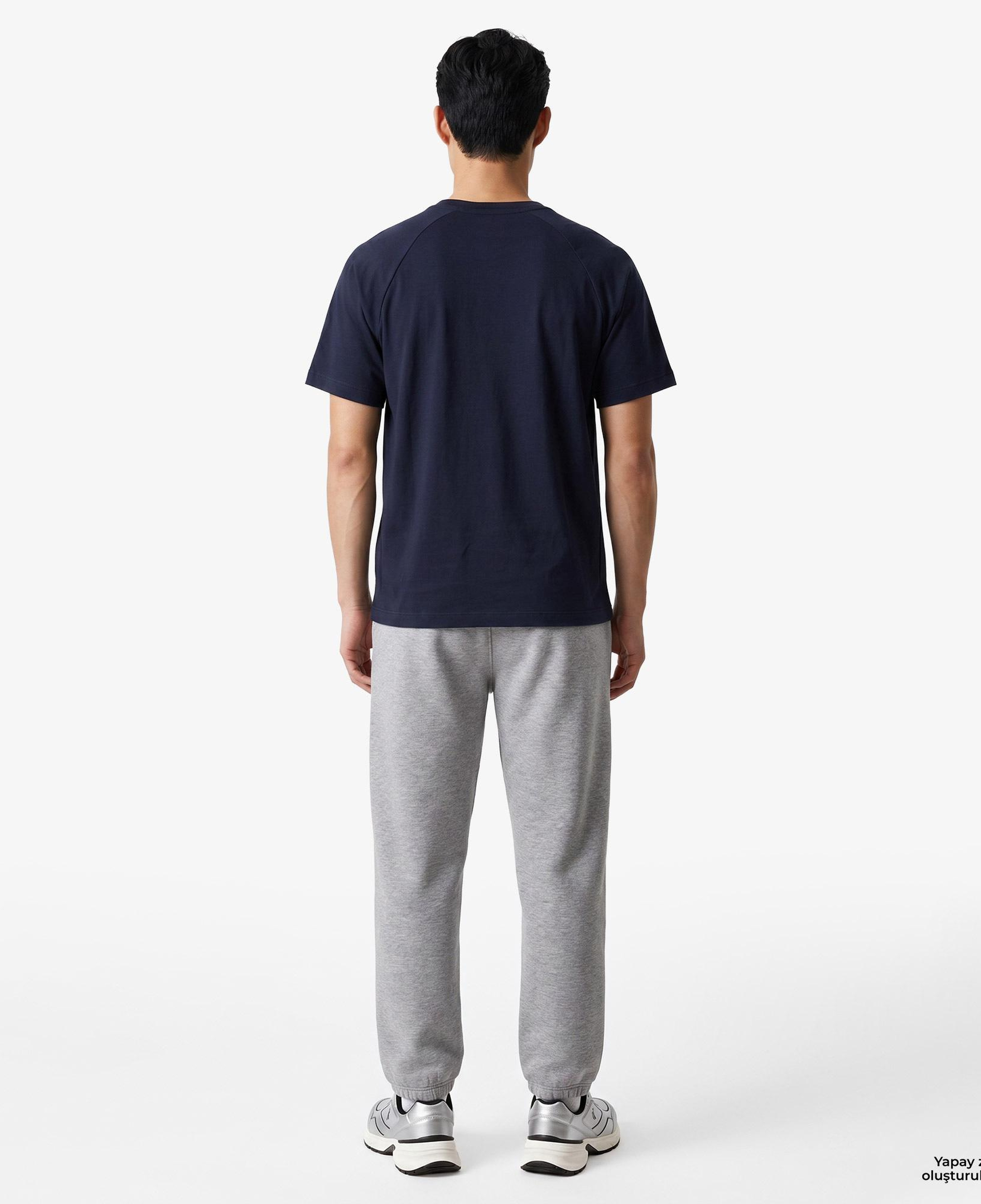 Calvin Klein Tape Erkek Mavi T-Shirt
