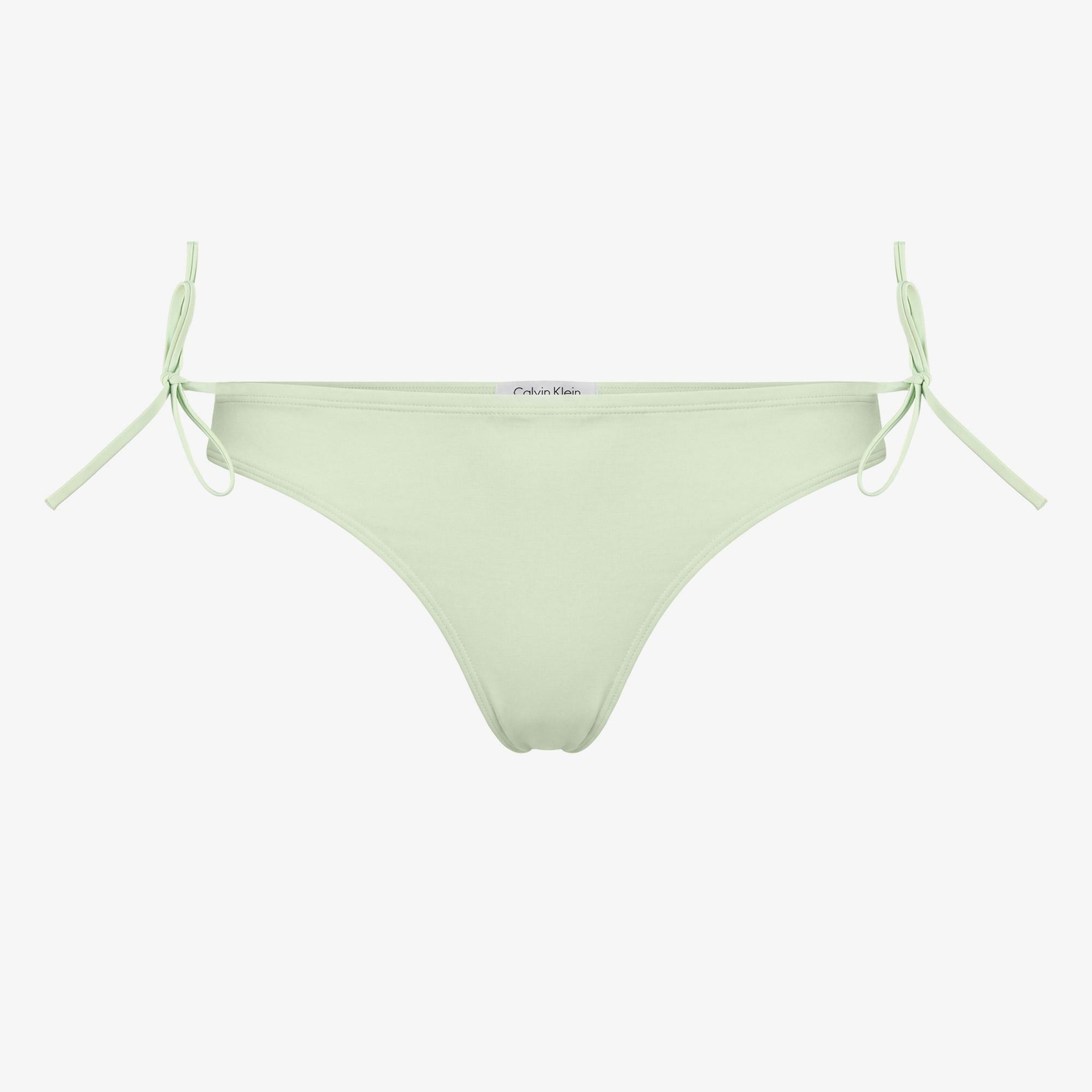 Calvin Klein Side Tie Kadın Haki Bikini Altı