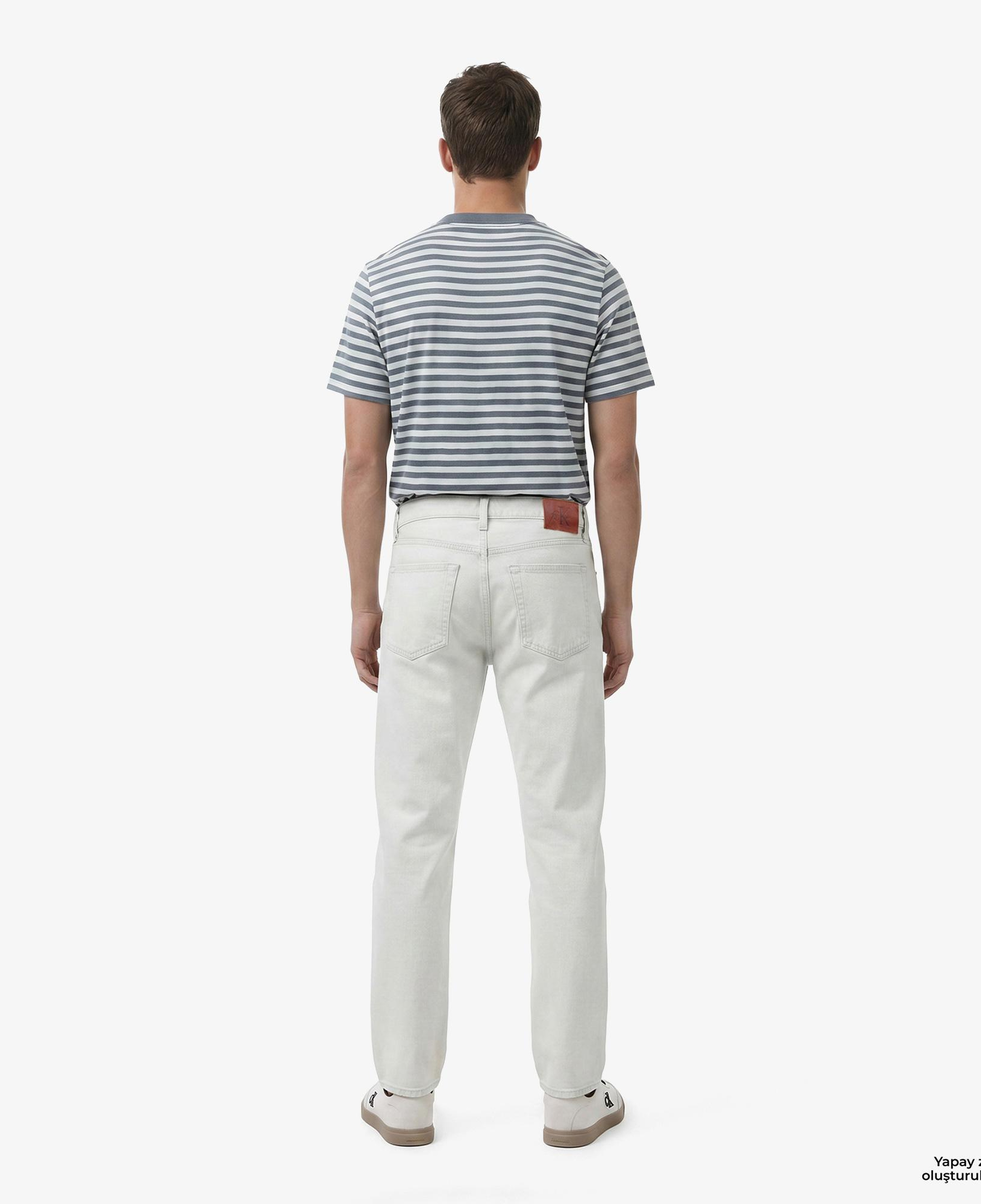 Calvin Klein Baggy Bleachout 205 Erkek Mavi Jean
