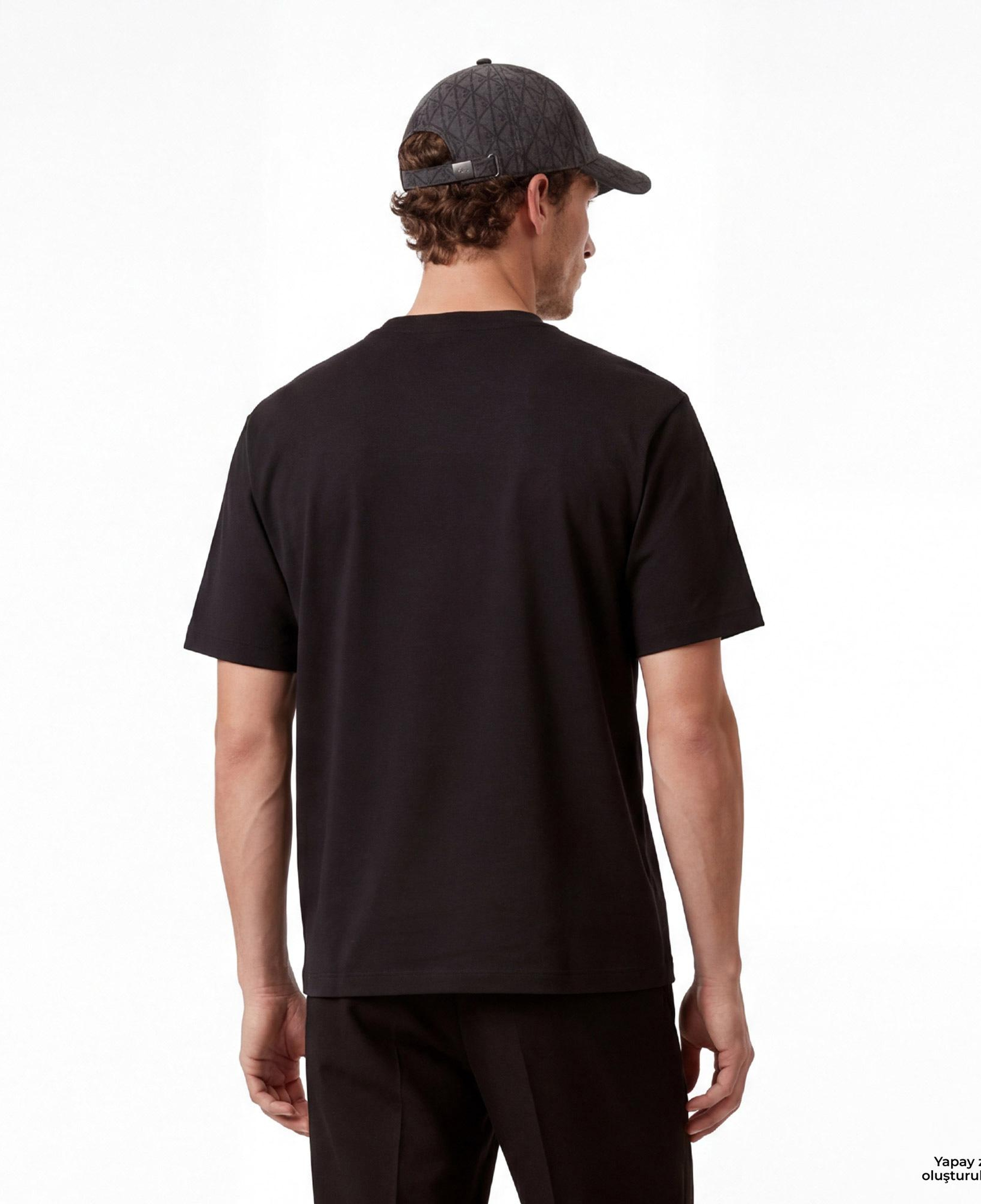 Calvin Klein Relaxed Fit Graphic Erkek Siyah T-Shirt