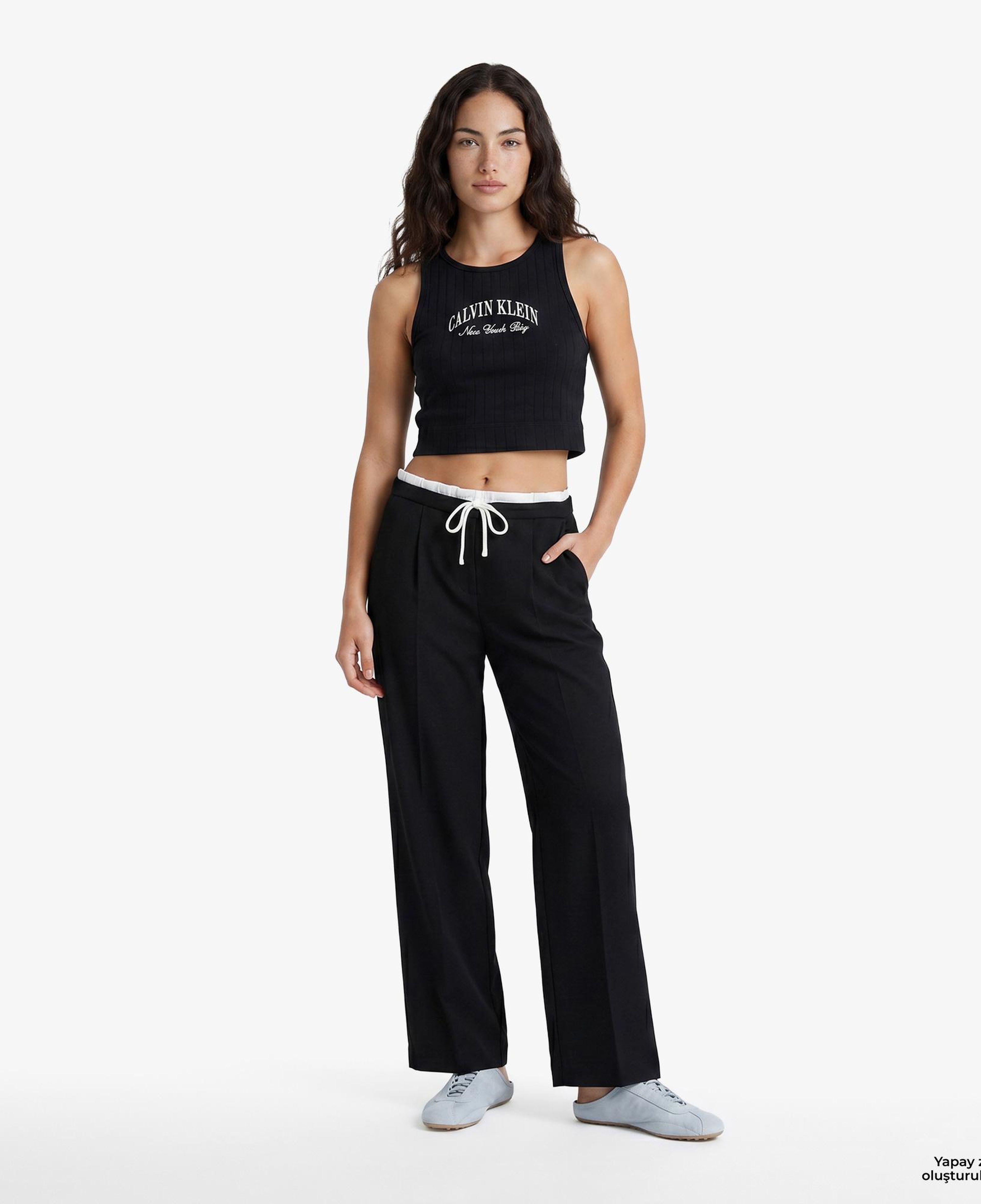 Calvin Klein Unlined Kadın Siyah Spor Sütyeni