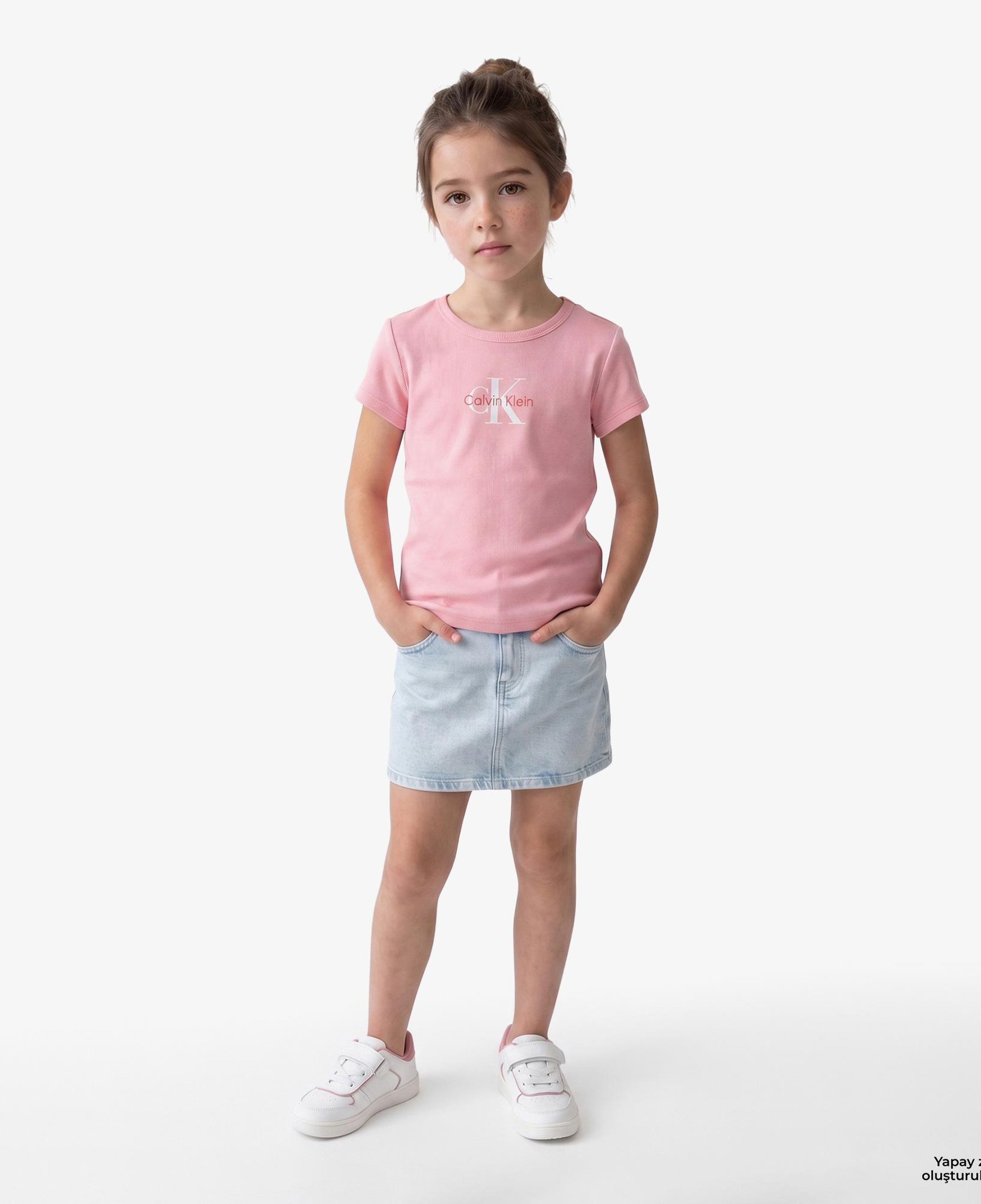 Calvin Klein Monologo Baby Çocuk Pembe T-Shirt