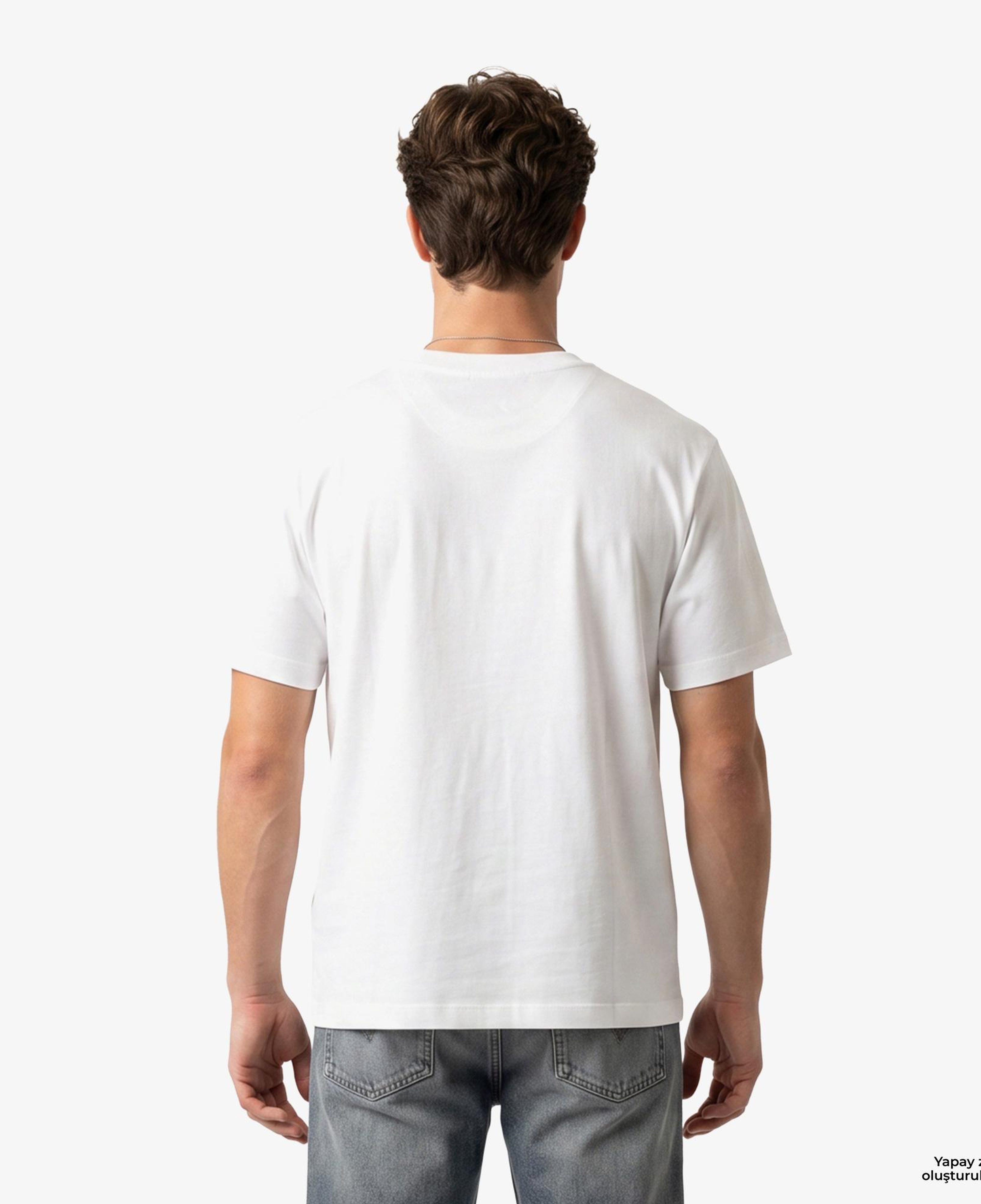 Calvin Klein 20S Sportswear Grap Erkek Beyaz T-Shirt