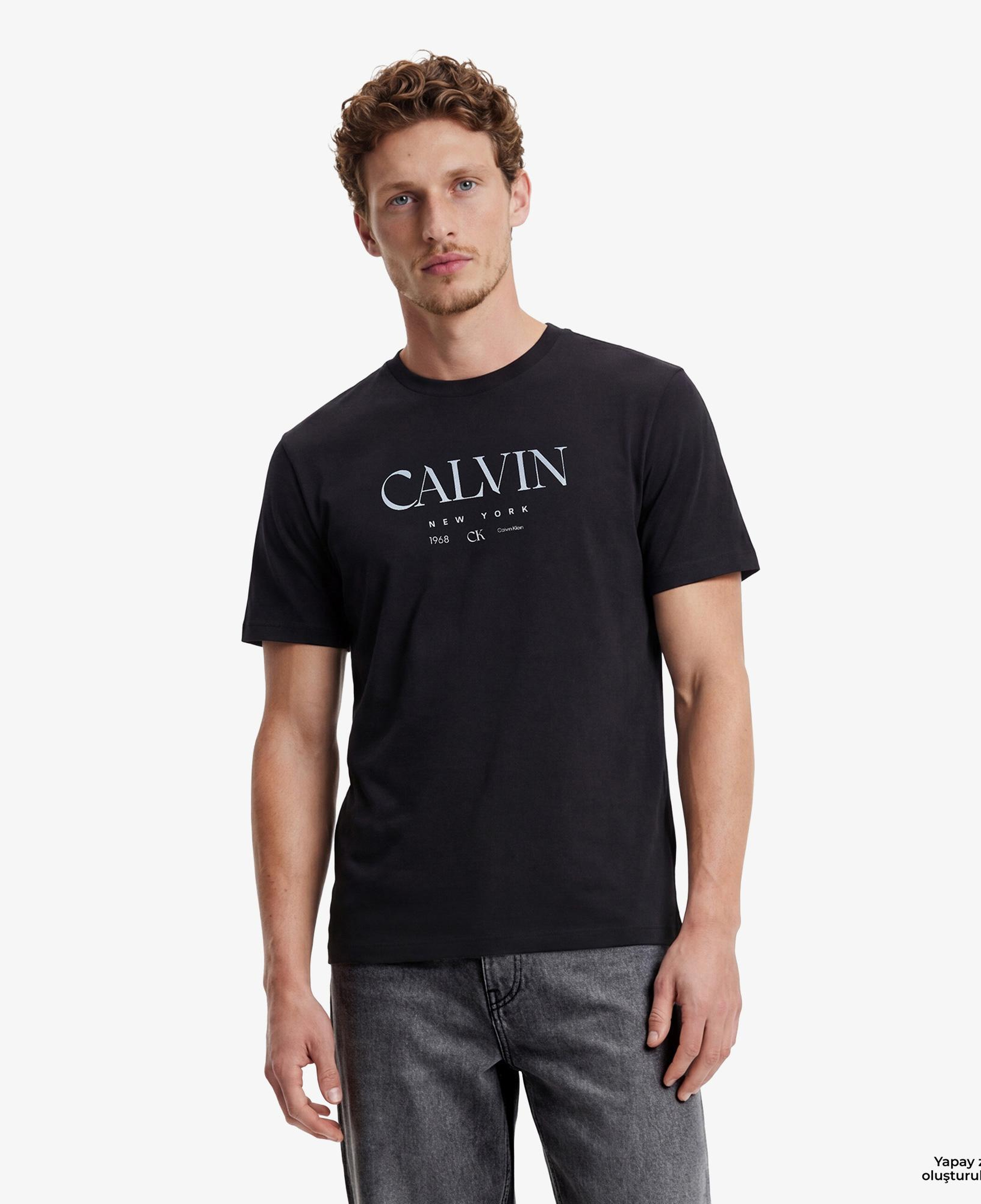 Calvin Klein 20S Graphic Erkek Gri T-Shirt