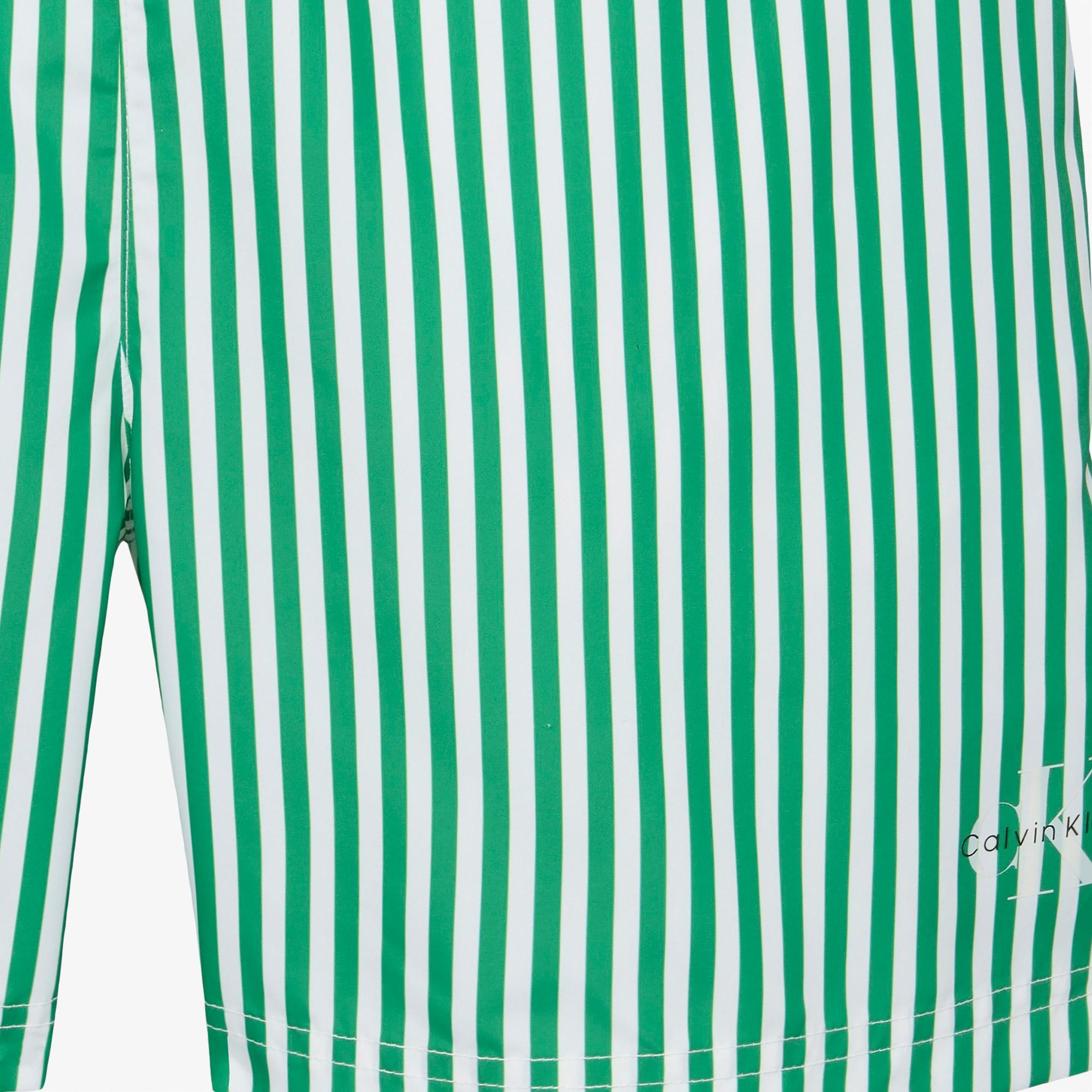 Calvin Klein Medium Drawstring Waistband Erkek Yeşil Deniz Şortu