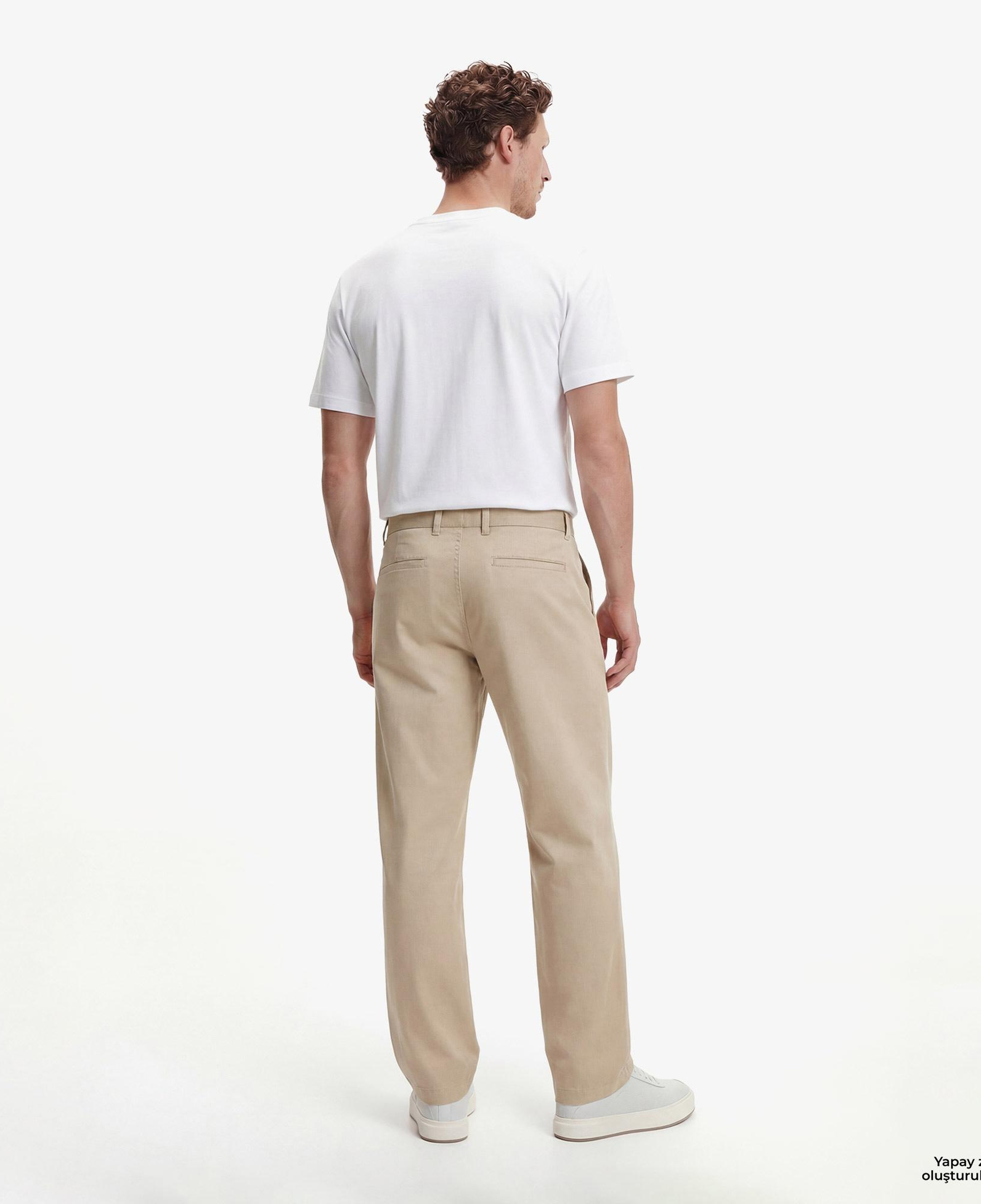 Calvin Klein 90S Straight Twill Comfort Erkek Kahverengi Pantolon