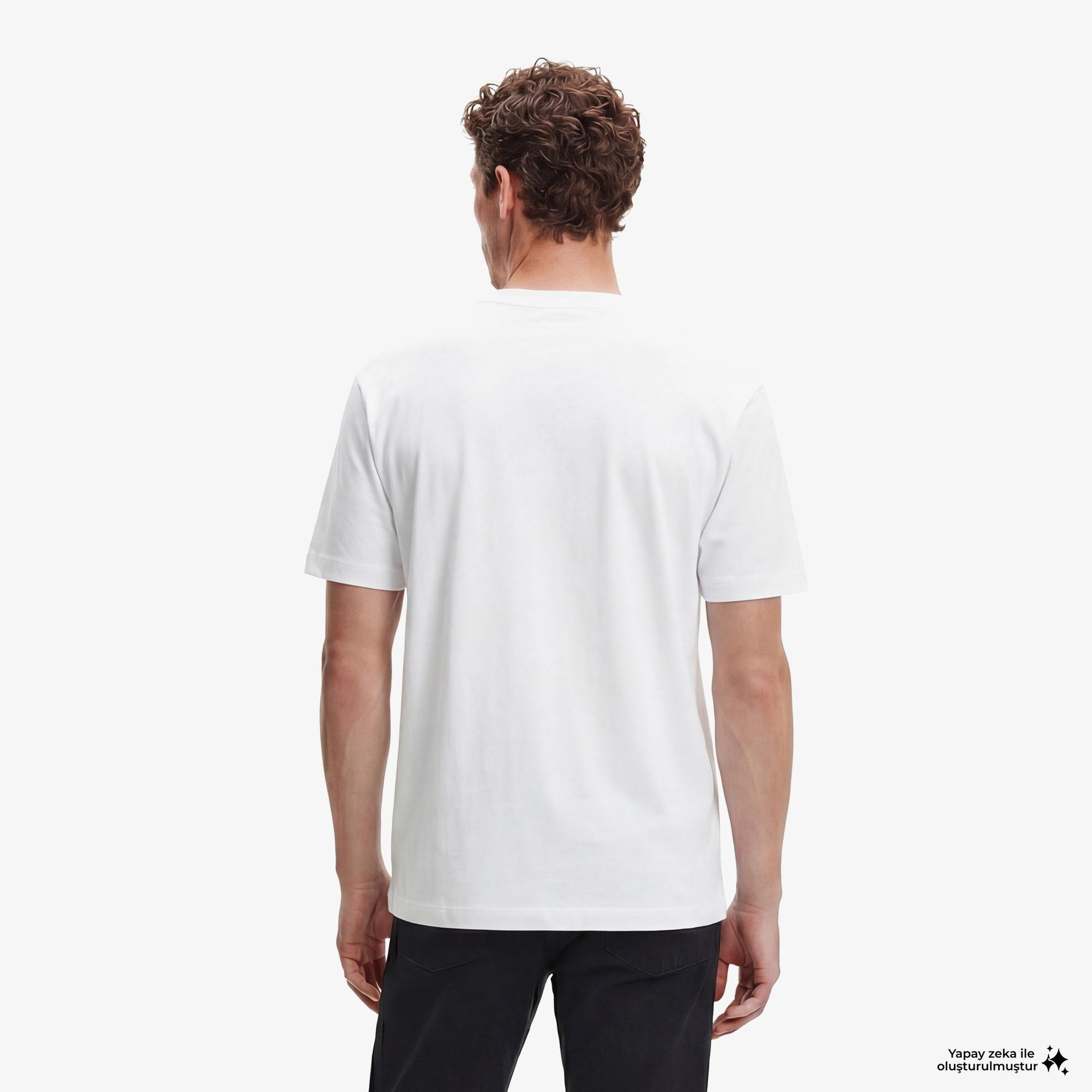 Calvin Klein Classic Monogram 2'li Erkek Renkli T-Shirt