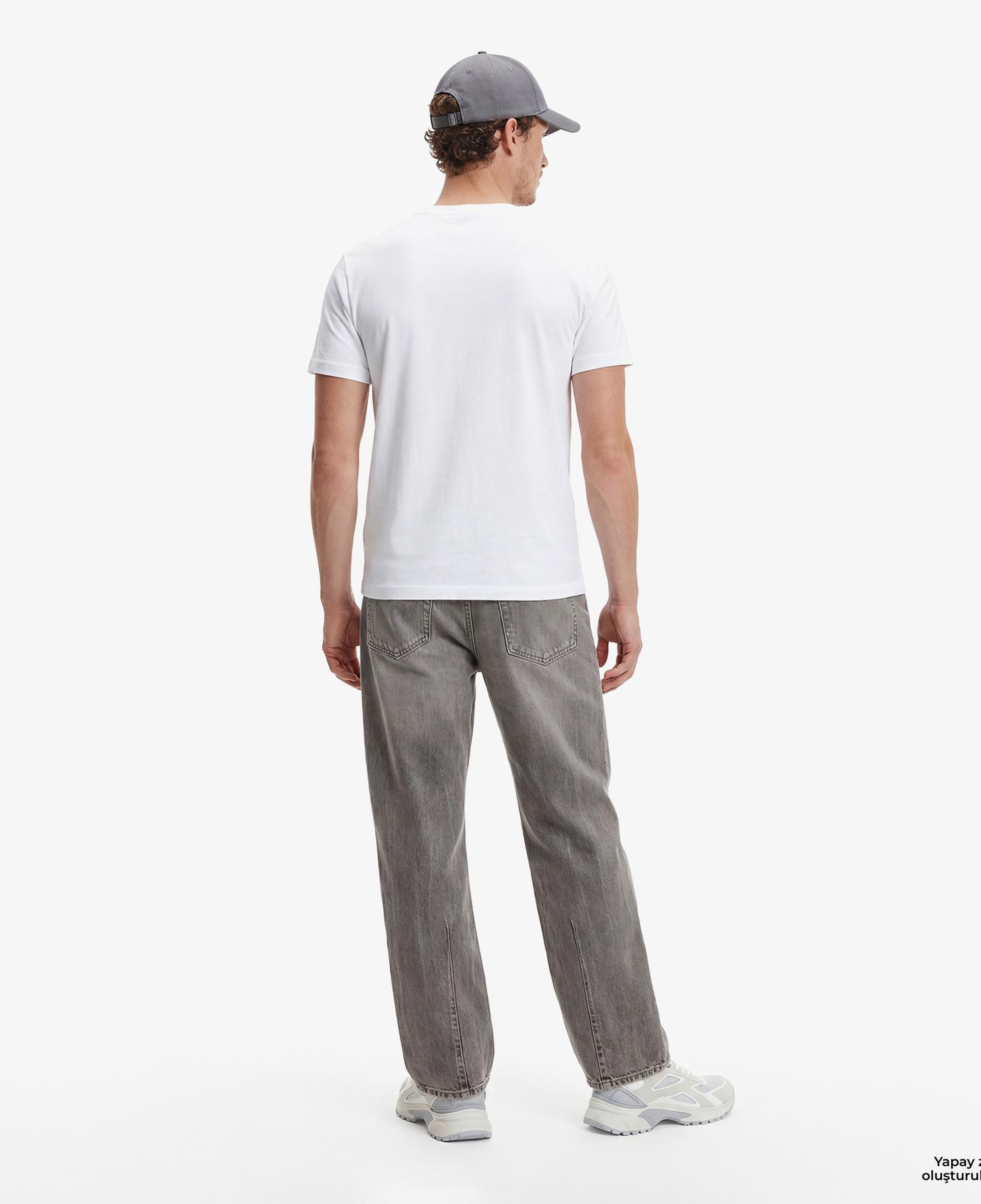 Calvin Klein 20S College Graphic Erkek Beyaz T-Shirt