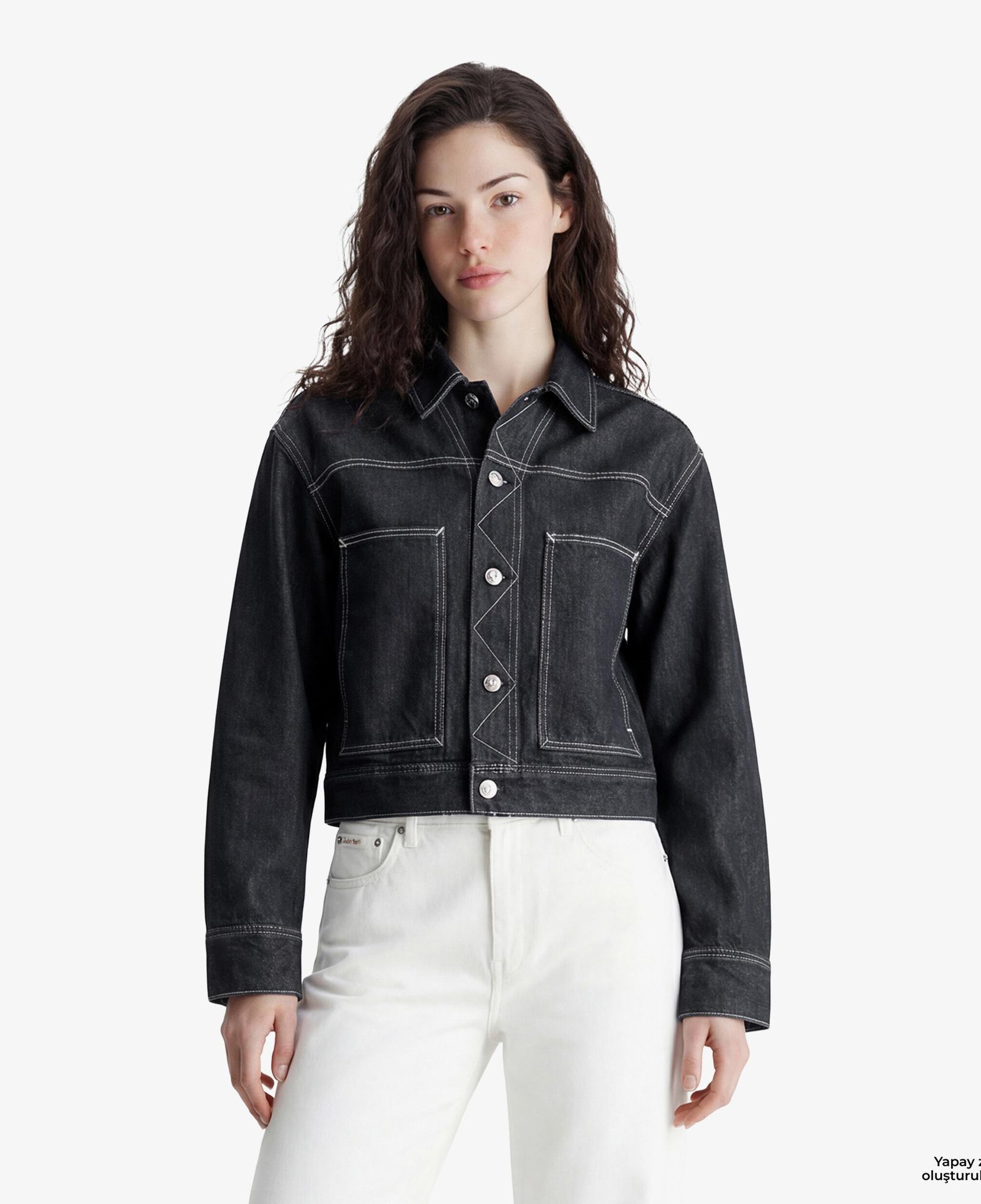 Calvin Klein Workwear Rinse Kadın Mavi Ceket