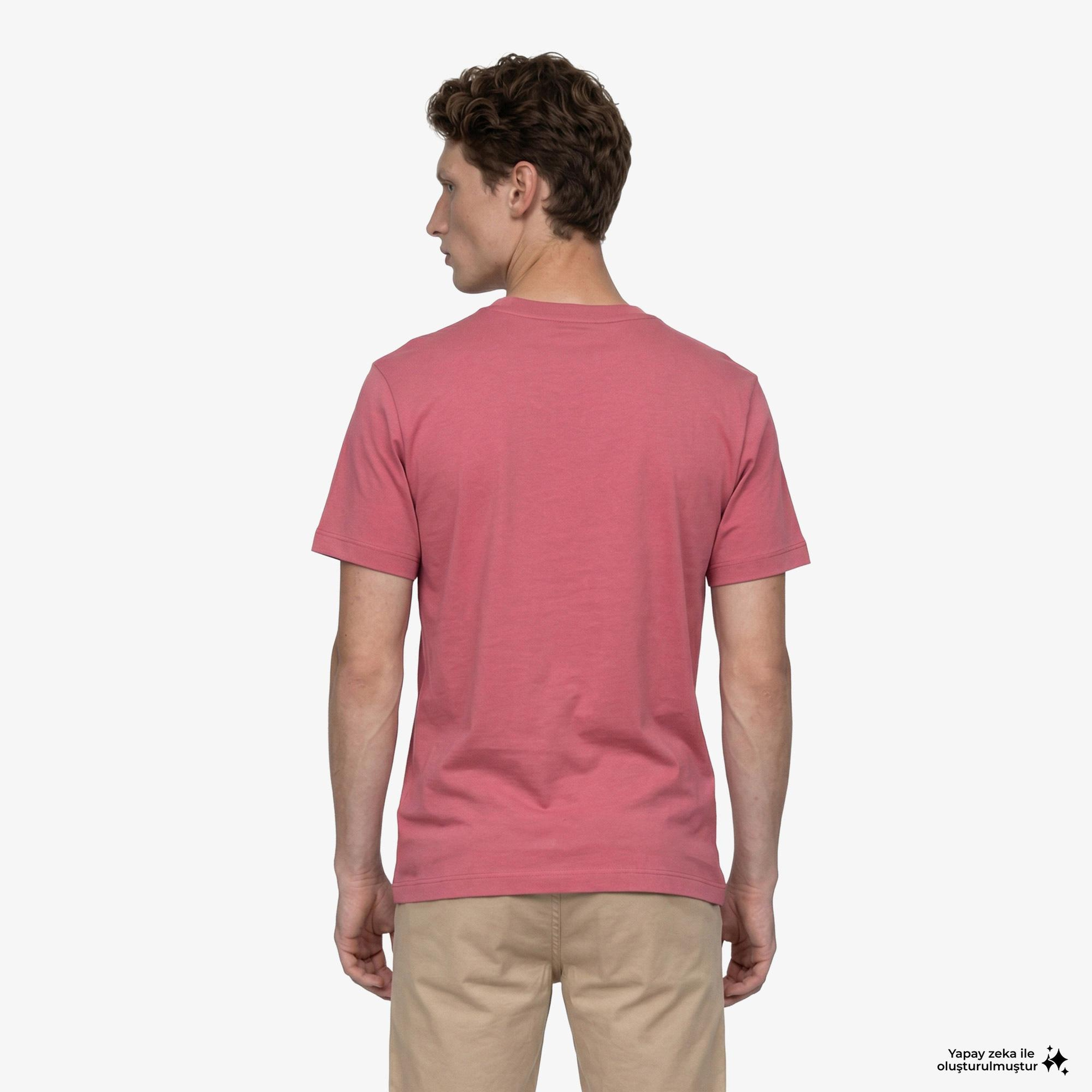 Calvin Klein Easy Monogram Erkek Kırmızı T-Shirt