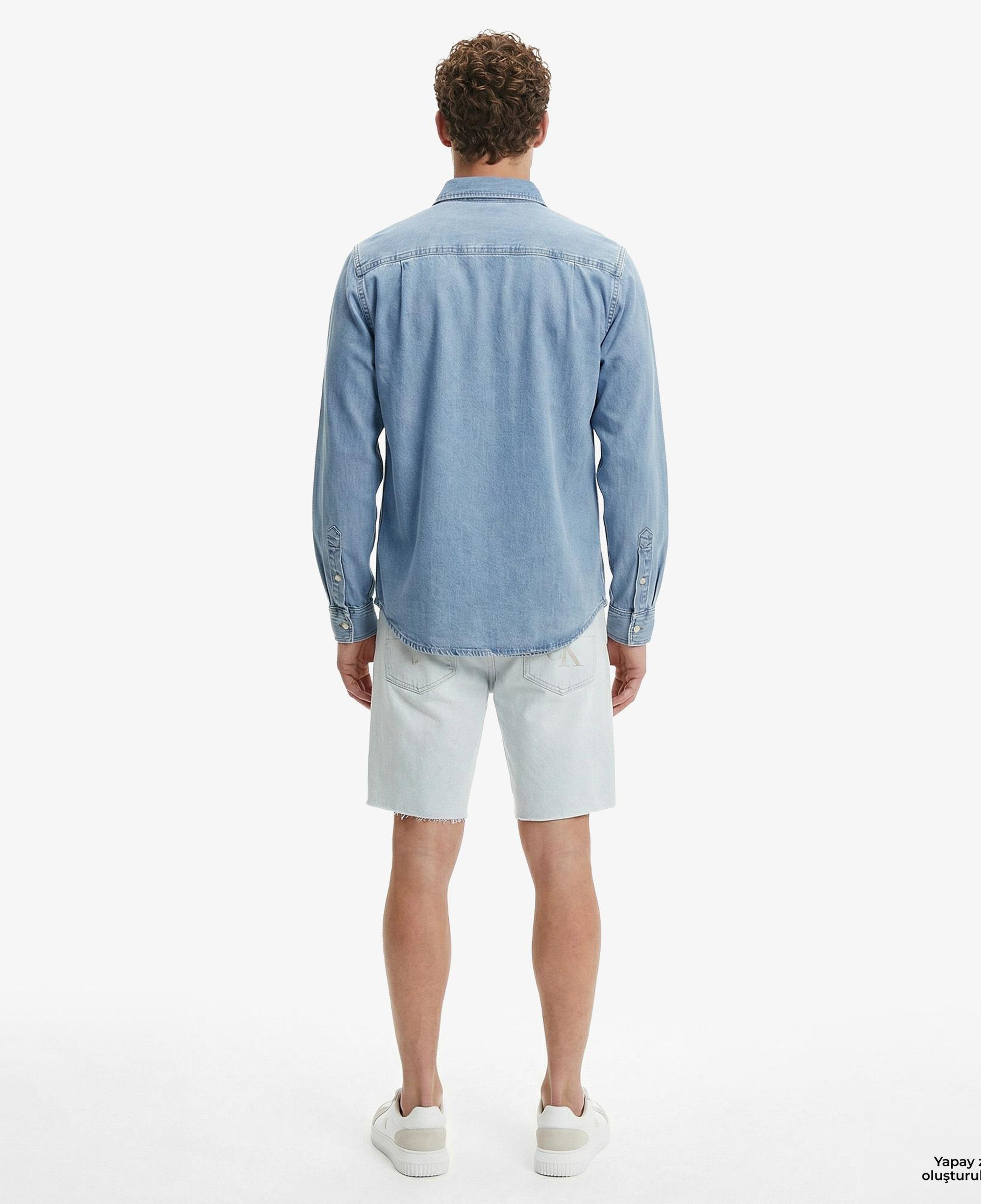 Calvin Klein Essential Classic 205 Erkek Mavi Gömlek