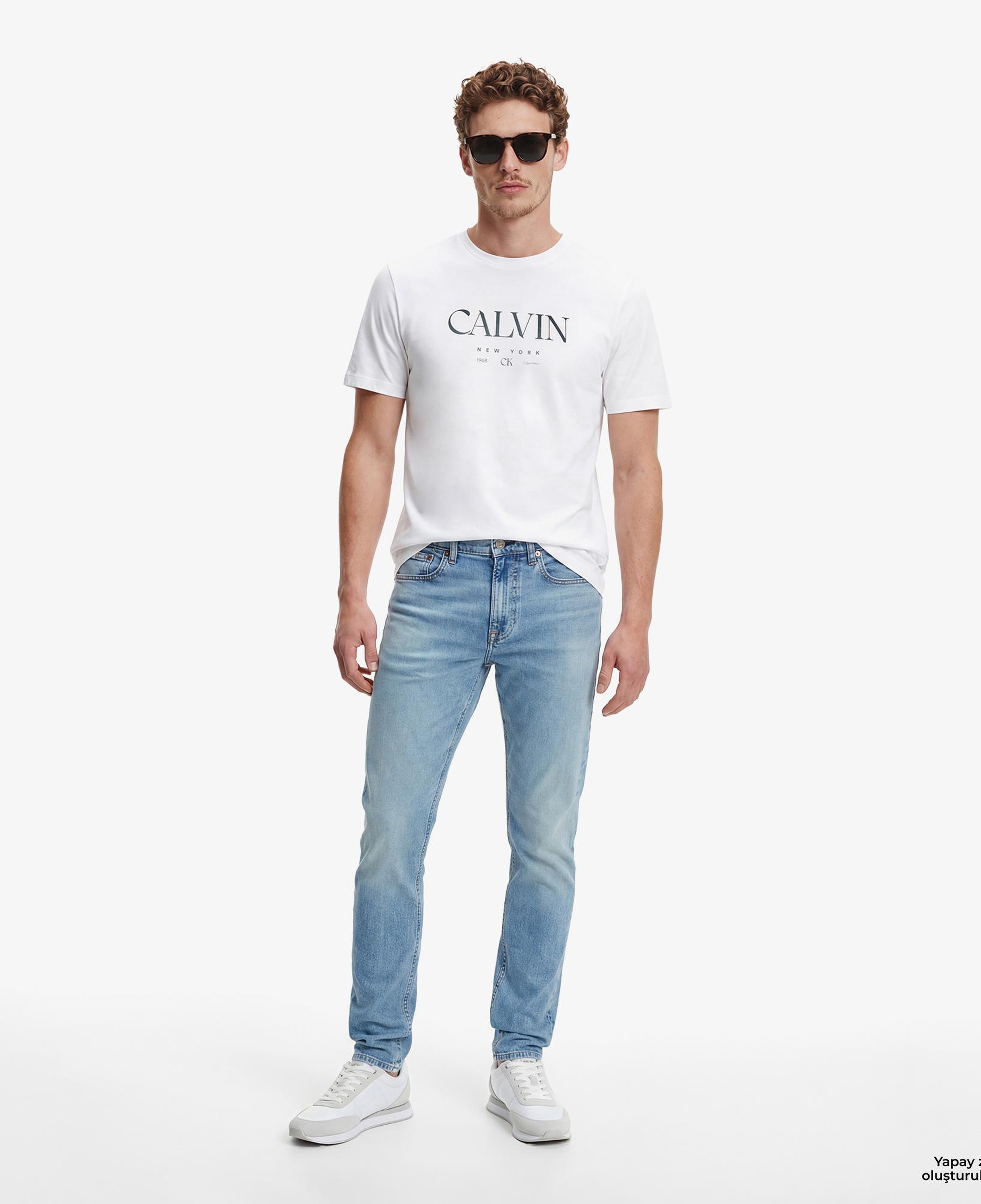 Calvin Klein 20S Graphic Erkek Beyaz T-Shirt