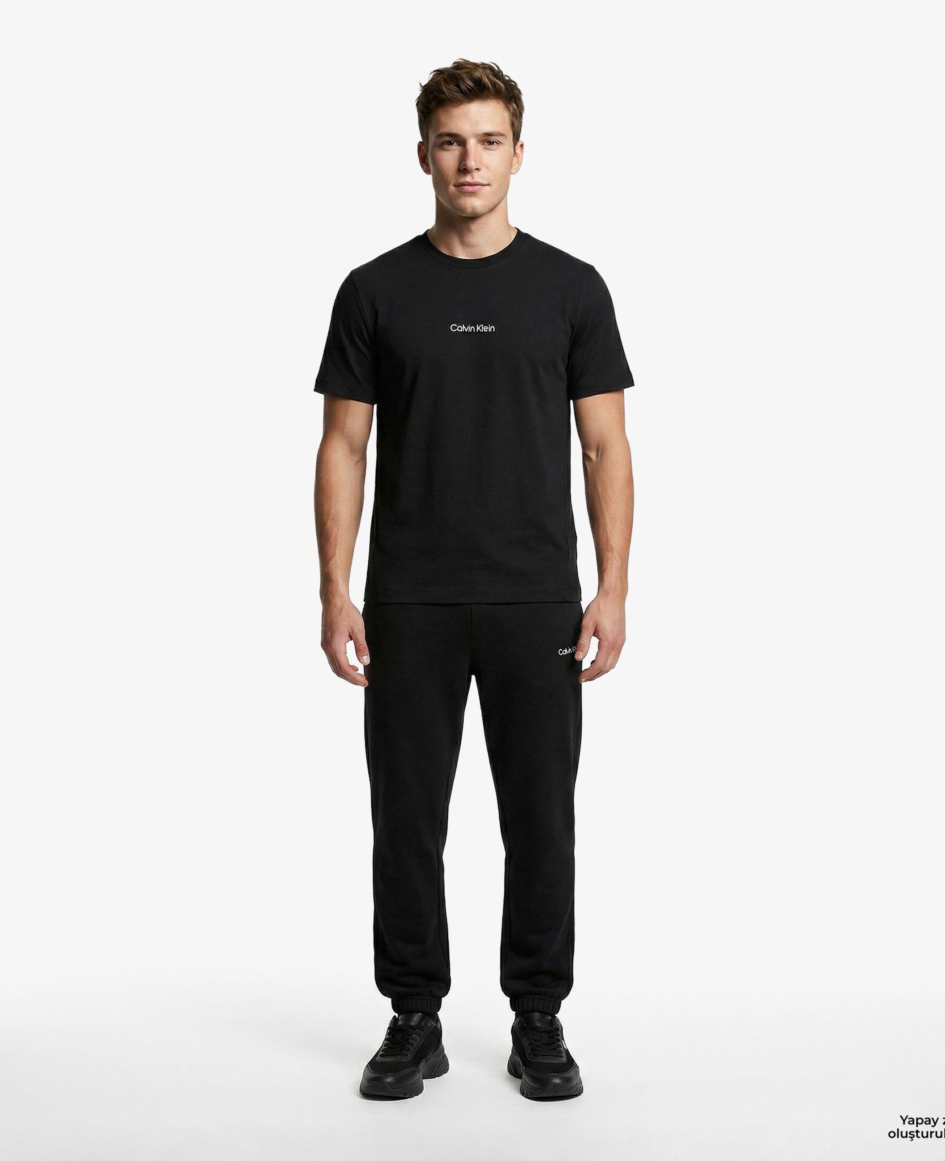 Calvin Klein Crew Neck Erkek Siyah T-Shirt