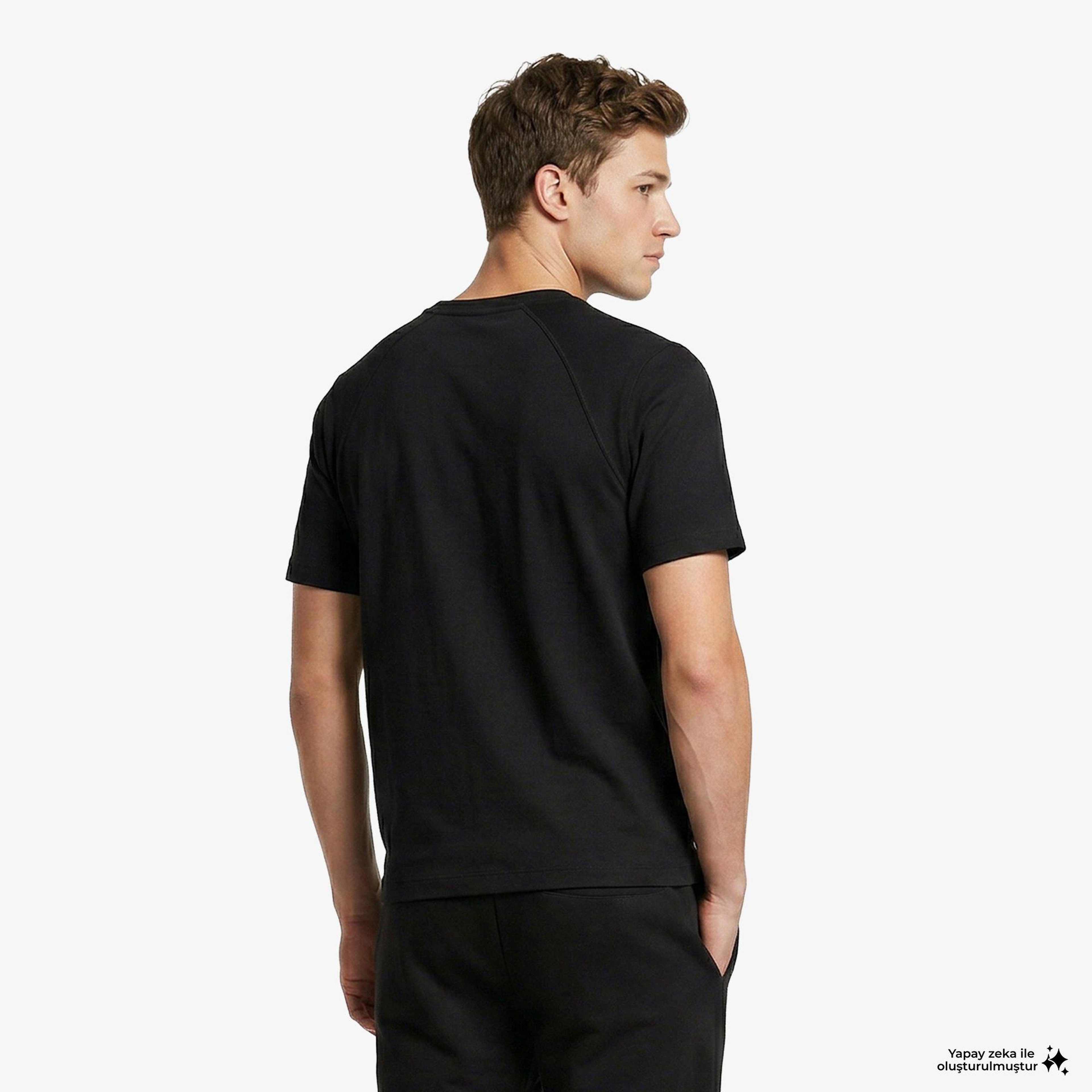 Calvin Klein Crew Neck Erkek Siyah T-Shirt