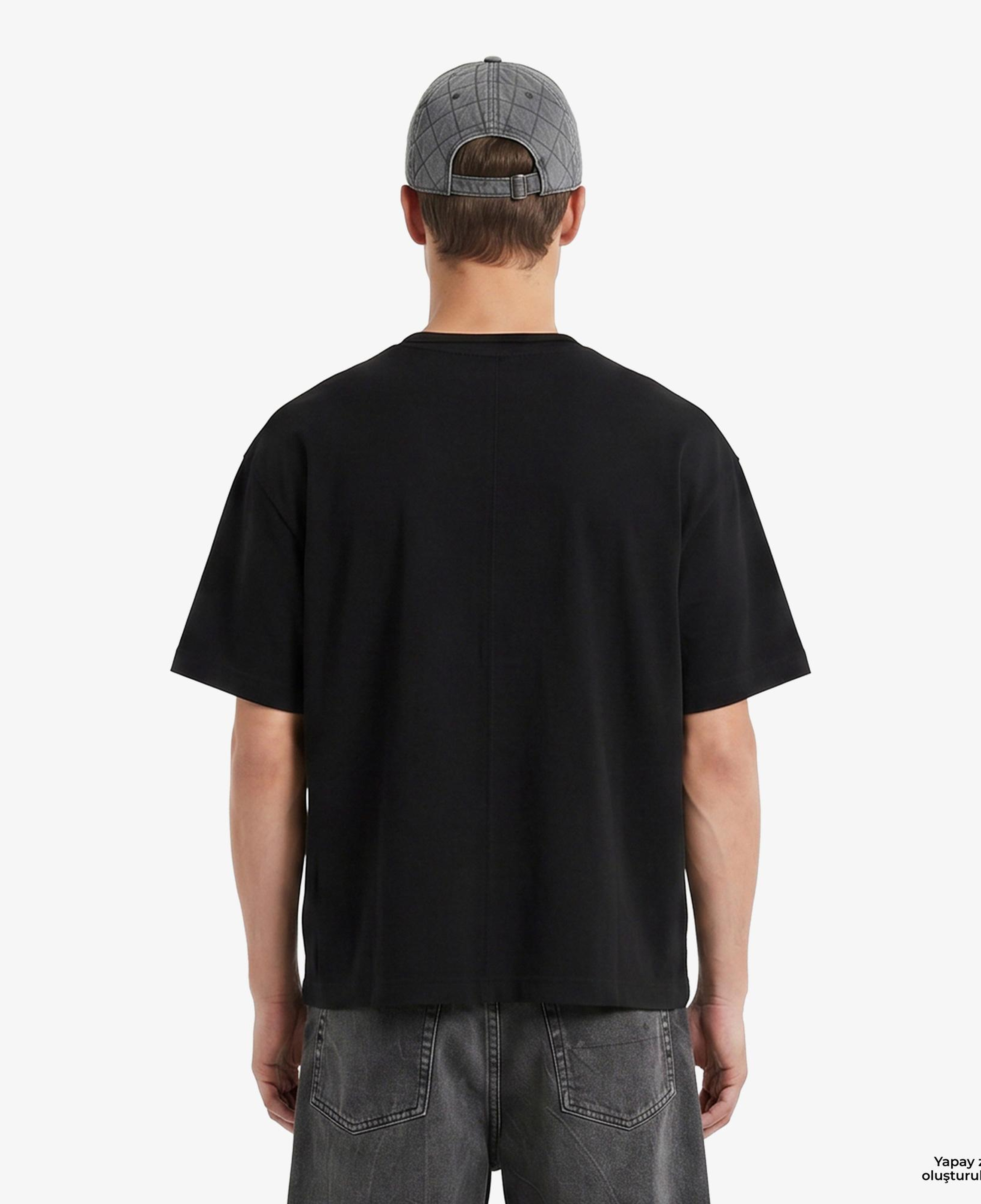 Calvin Klein Relaxed Premium Ringer Erkek Siyah T-Shirt