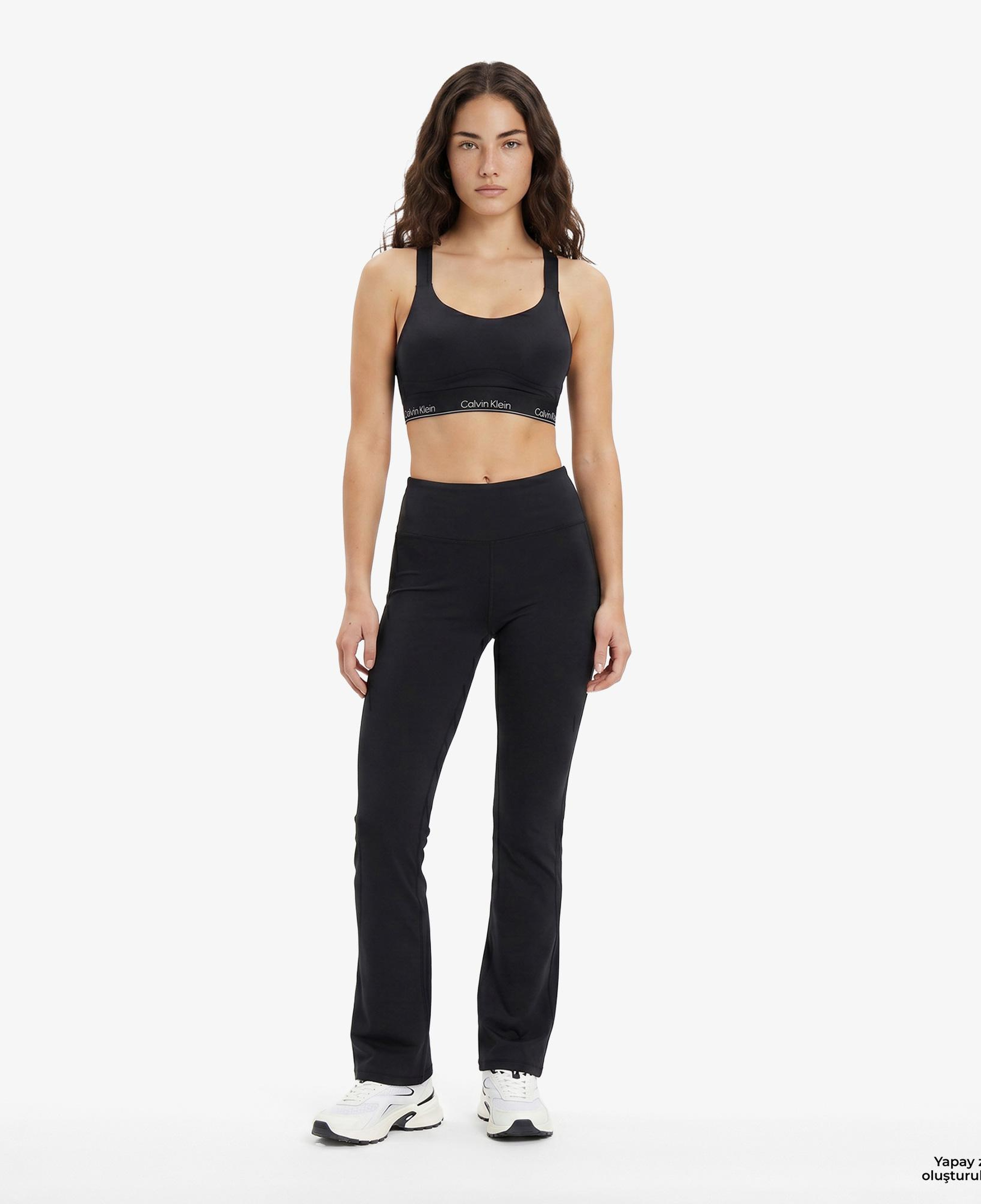 Calvin Klein Icon Sport Flare Kadın Siyah Tayt
