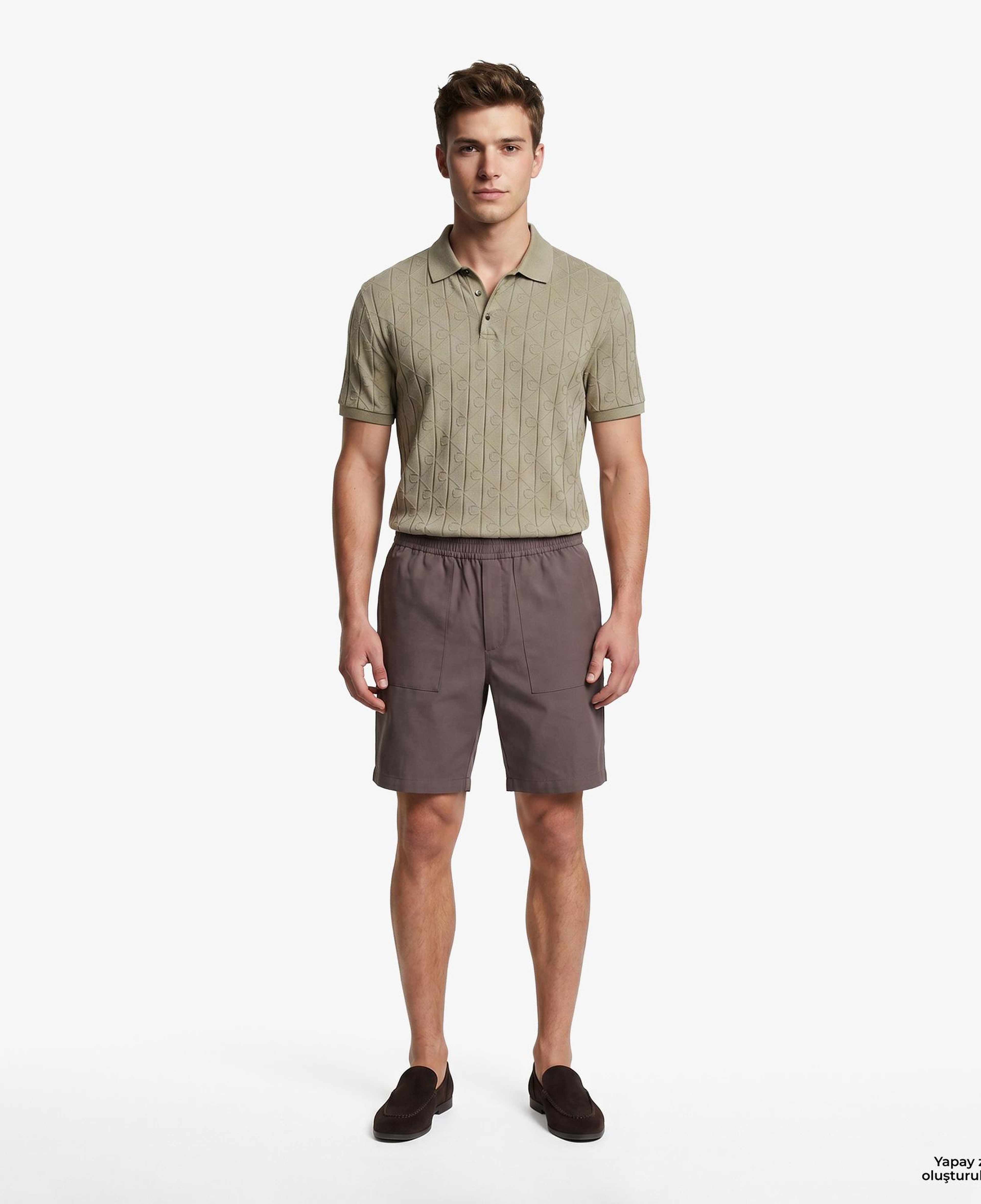 Calvin Klein Liyosel Pull On Modal Erkek Kahverengi Şort