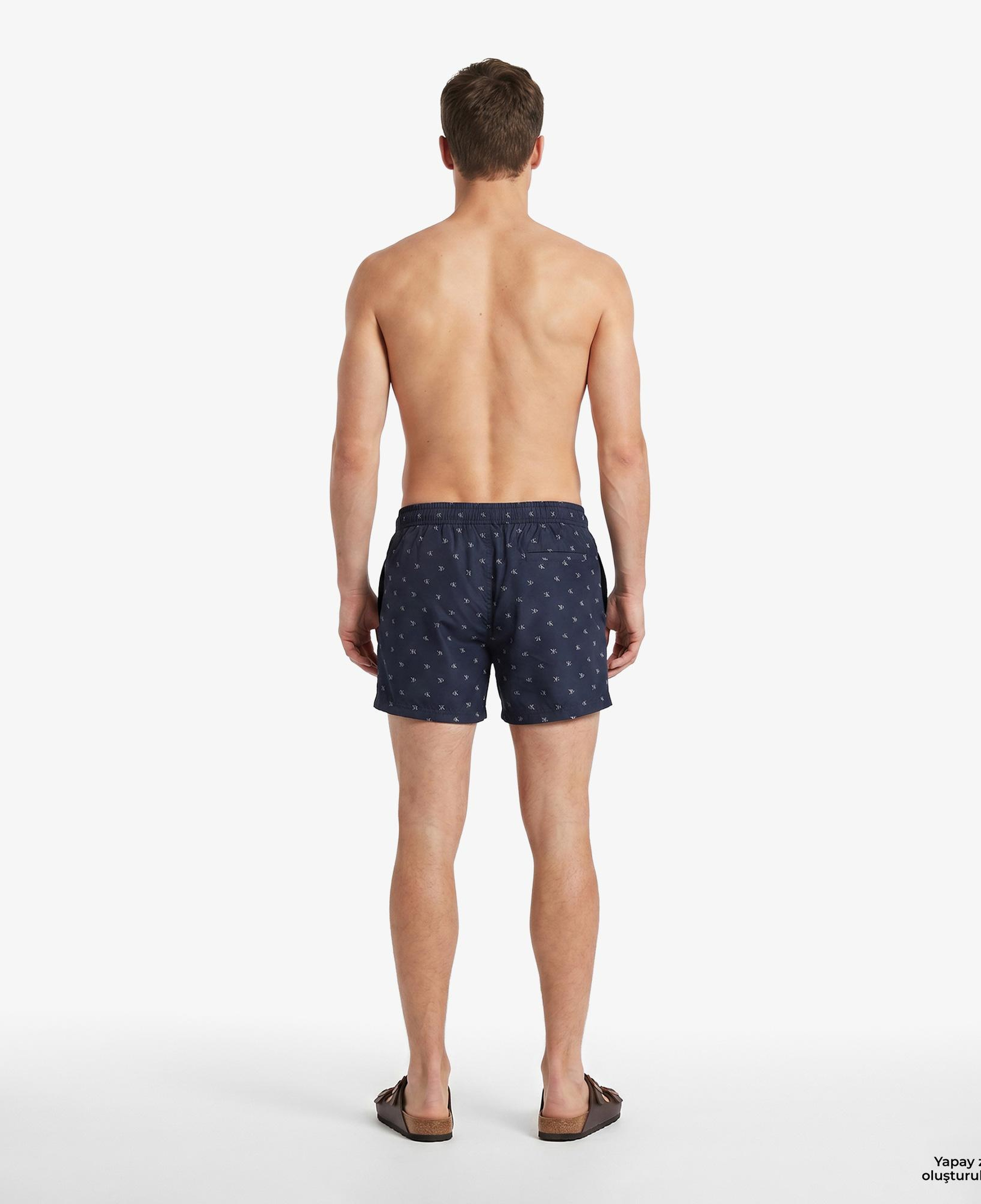 Calvin Klein Short Drawstring Covered Erkek Mavi Deniz Şortu