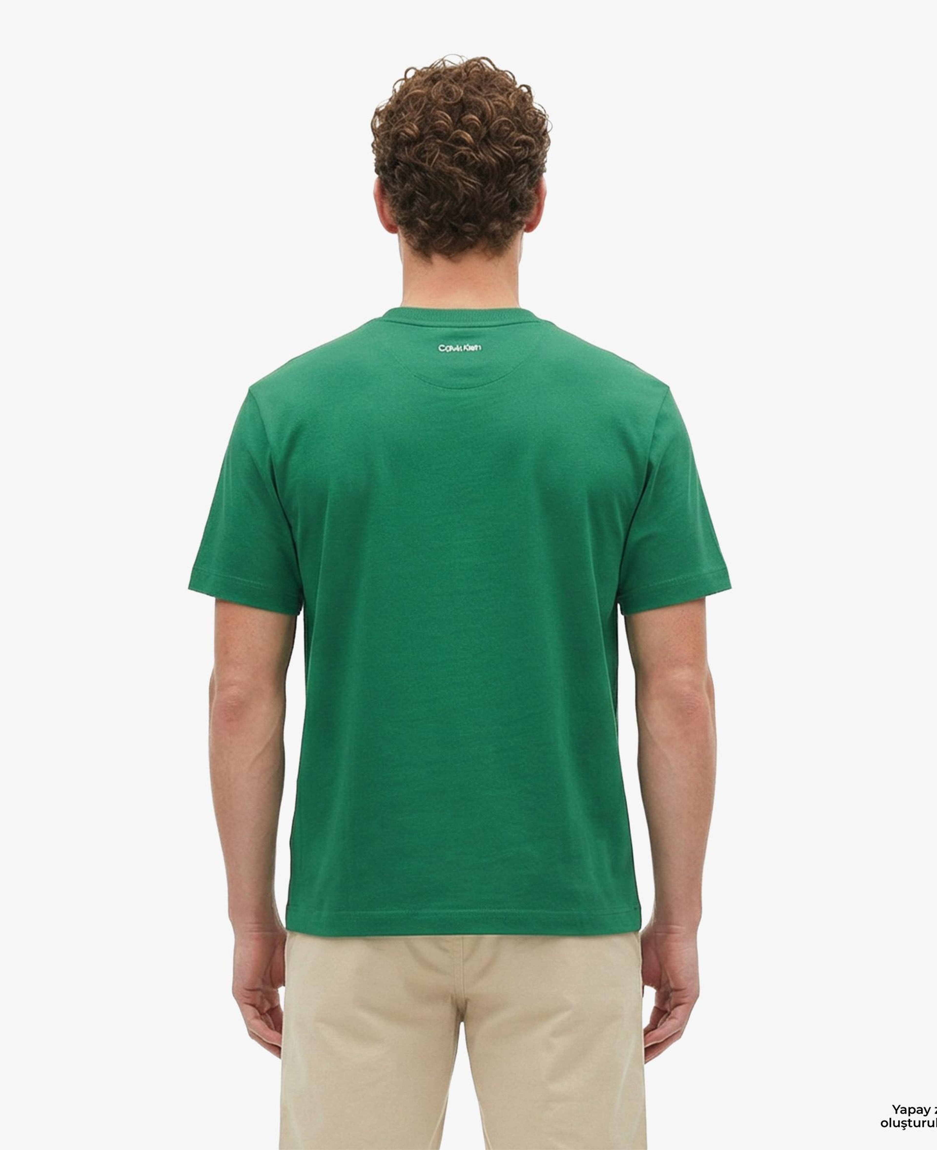 Calvin Klein 16S March Graphic Seasonal Erkek Yeşil T-Shirt