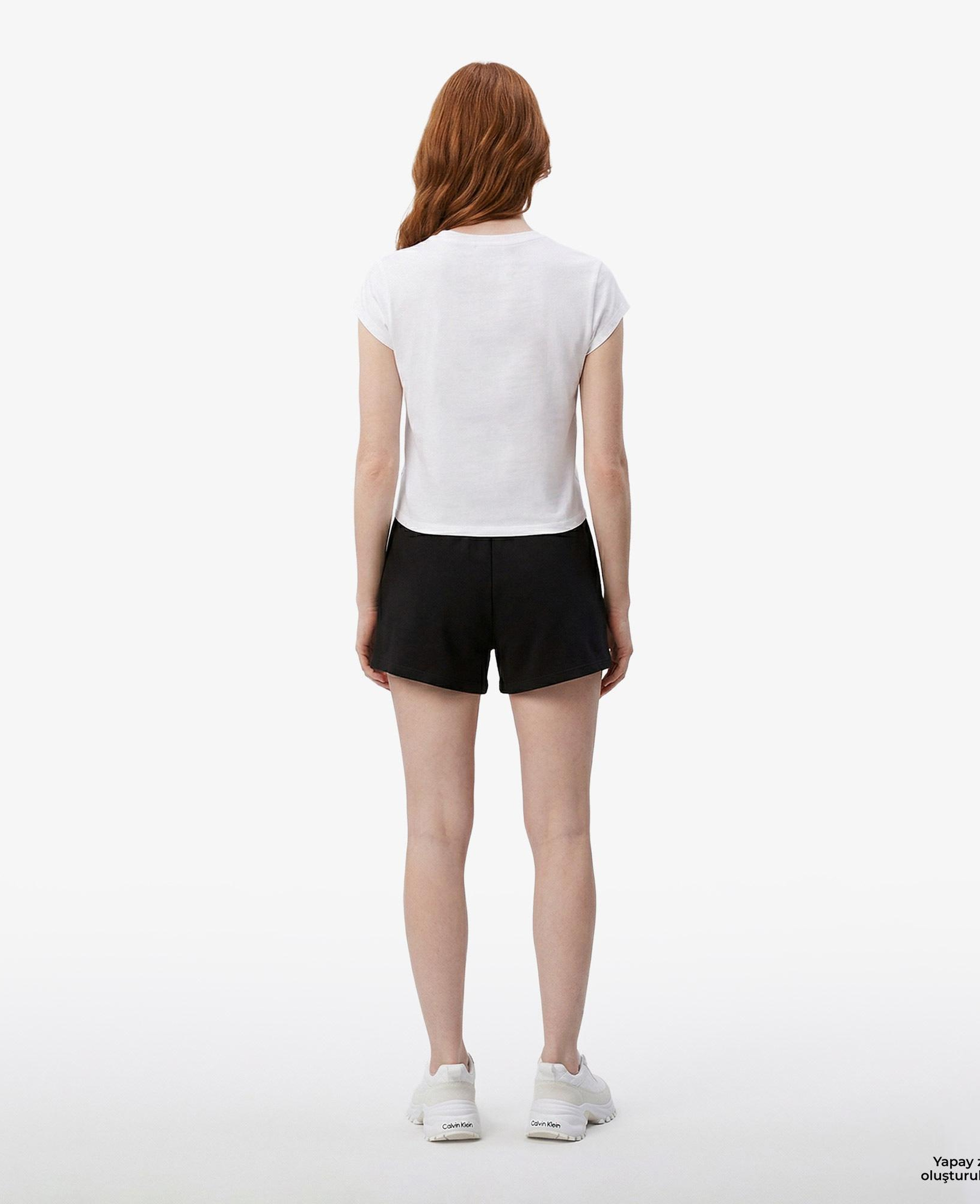 Calvin Klein French Terry Kadın Siyah Şort