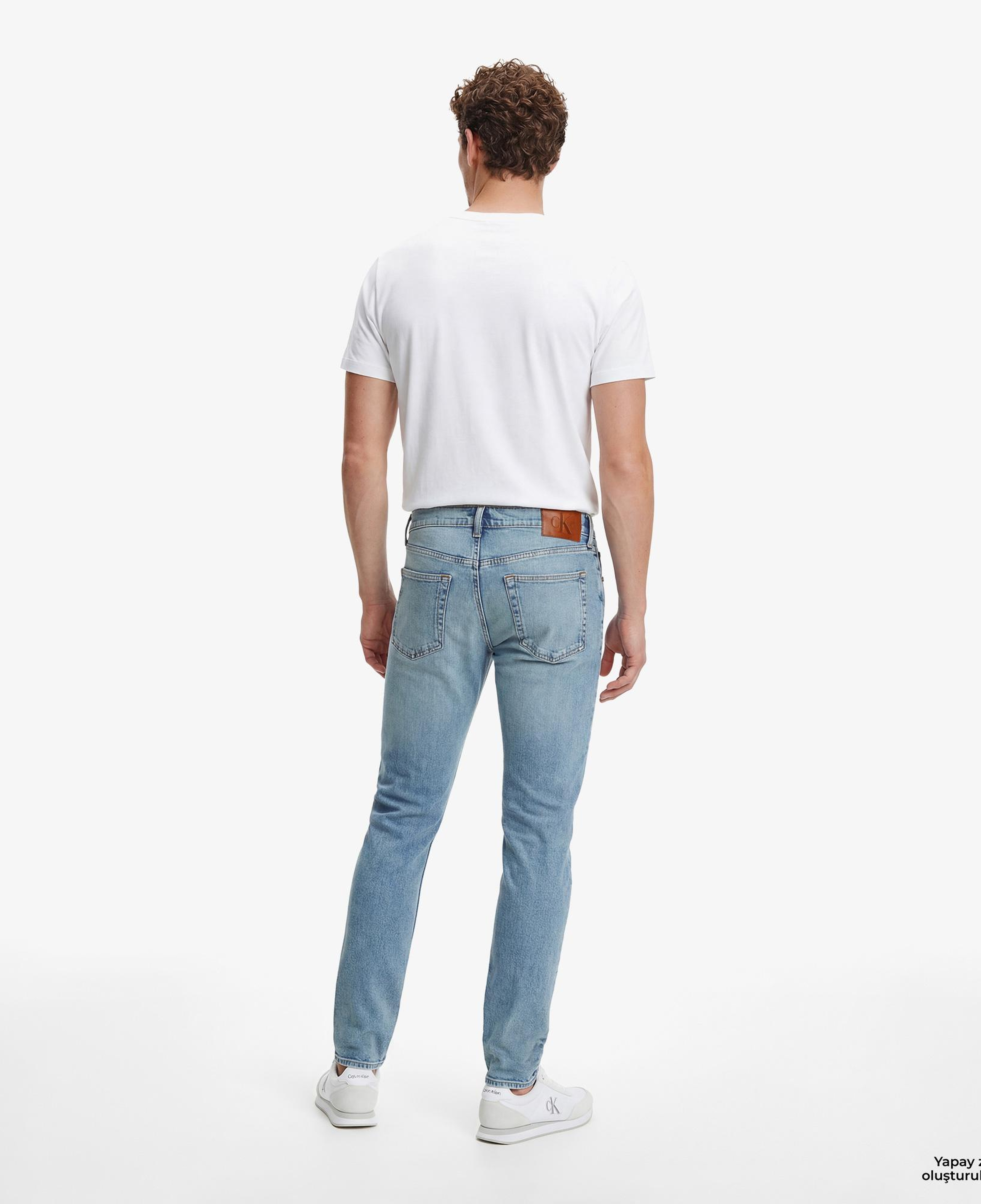Calvin Klein Slim Taper Dispatcher Erkek Mavi Jean