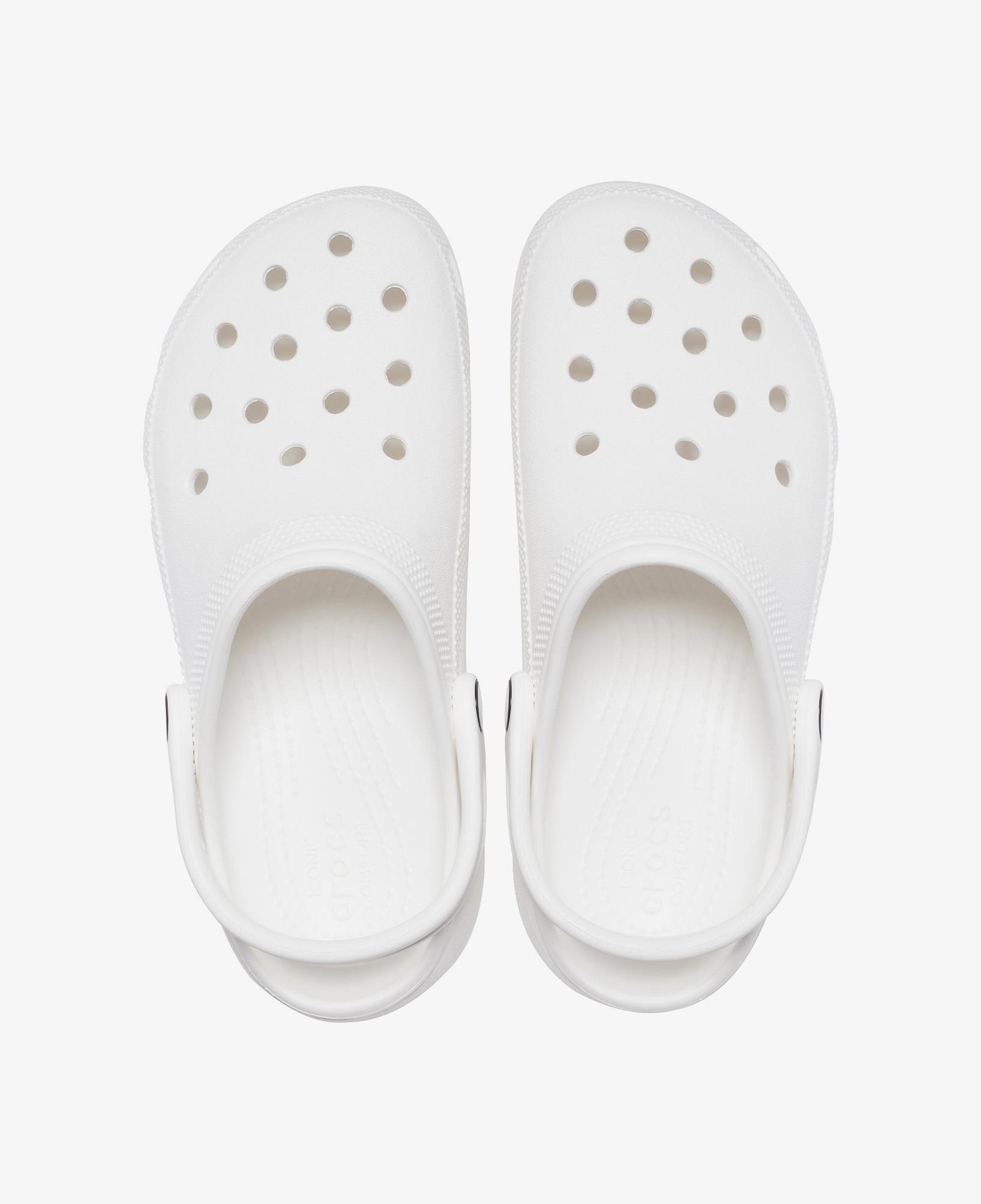 Crocs Classic Platform Clog Kadın Beyaz Terlik