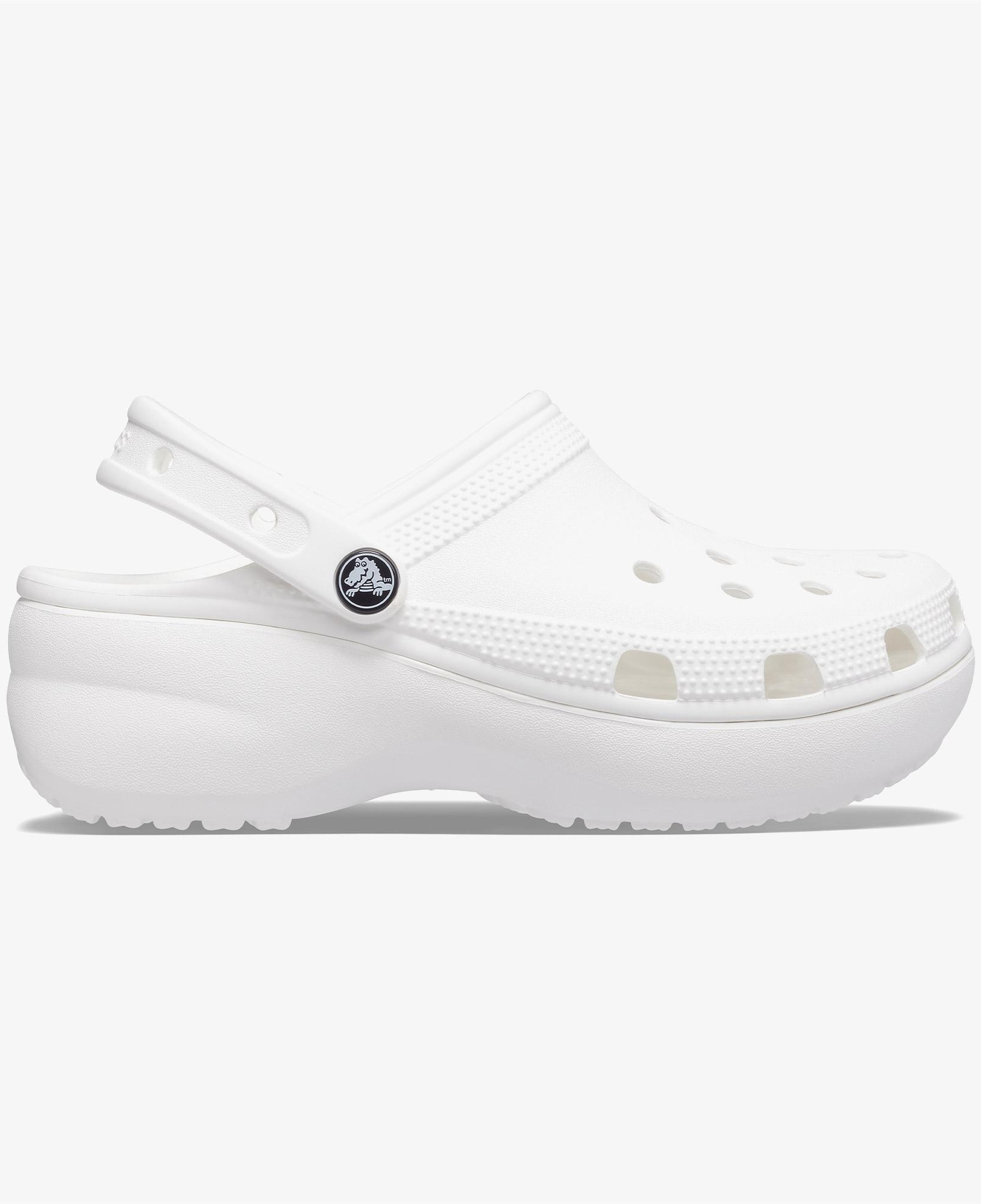 Crocs Classic Platform Clog Kadın Beyaz Terlik