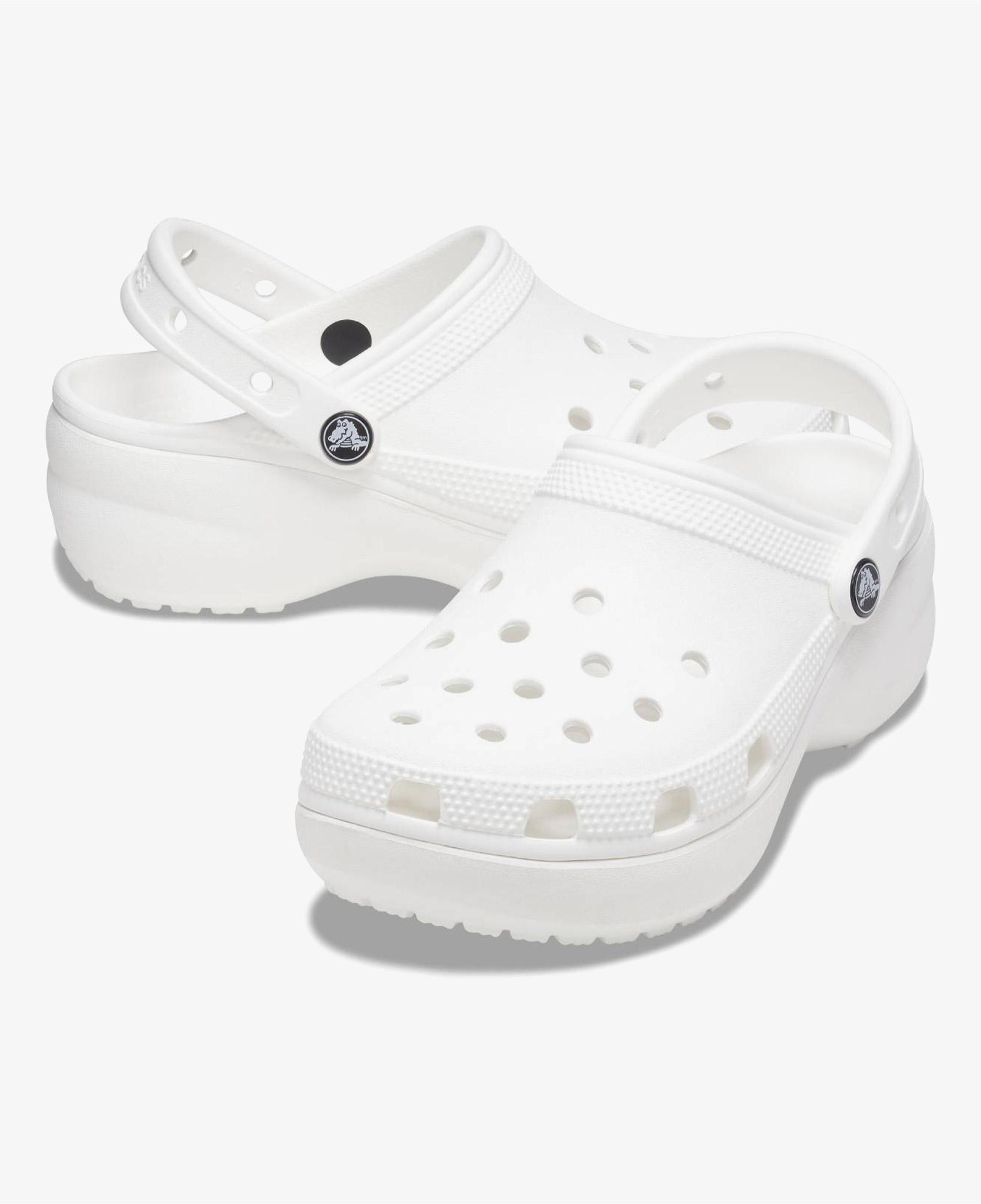 Crocs Classic Platform Clog Kadın Beyaz Terlik