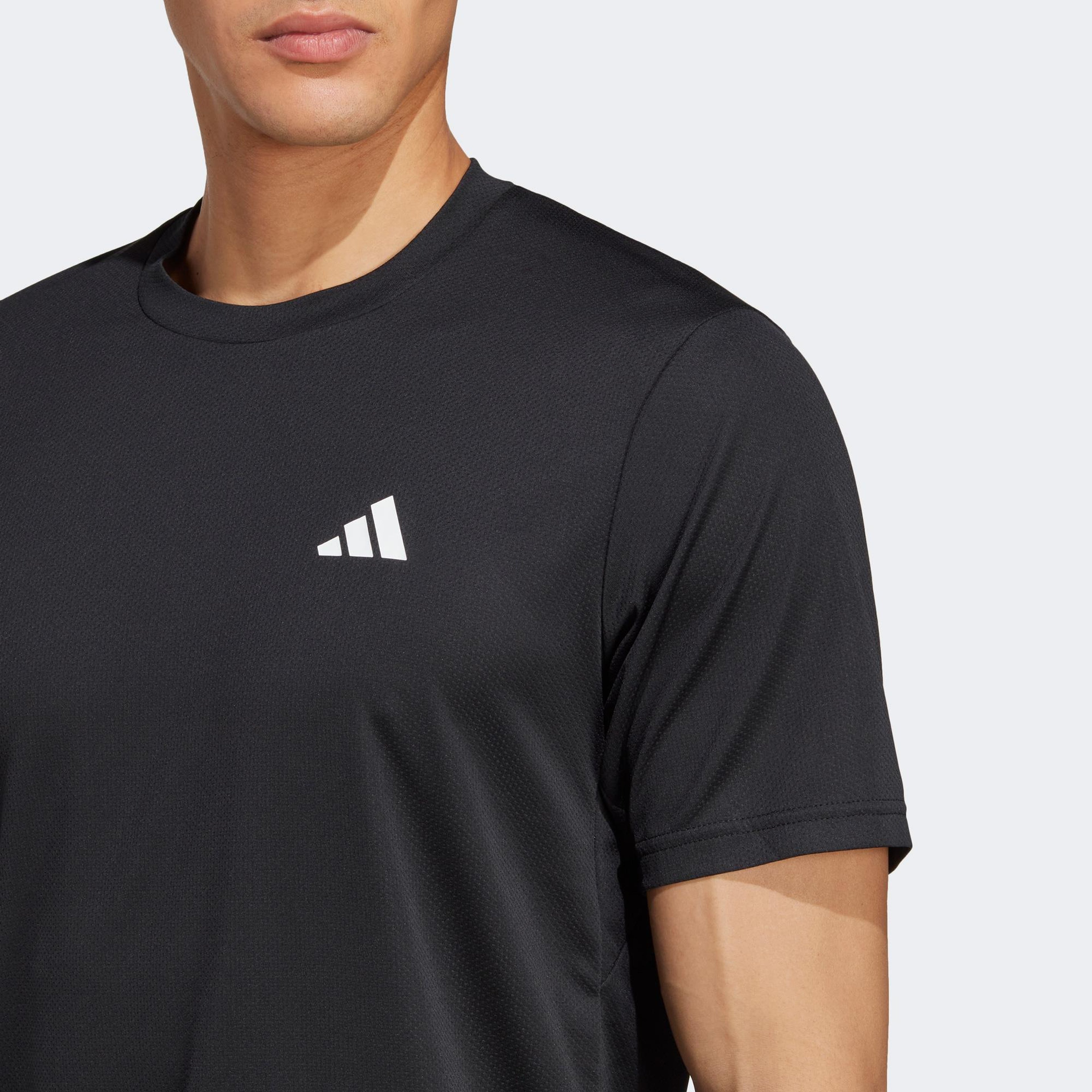 adidas Training Essentials Erkek Siyah Antrenman T-Shirt