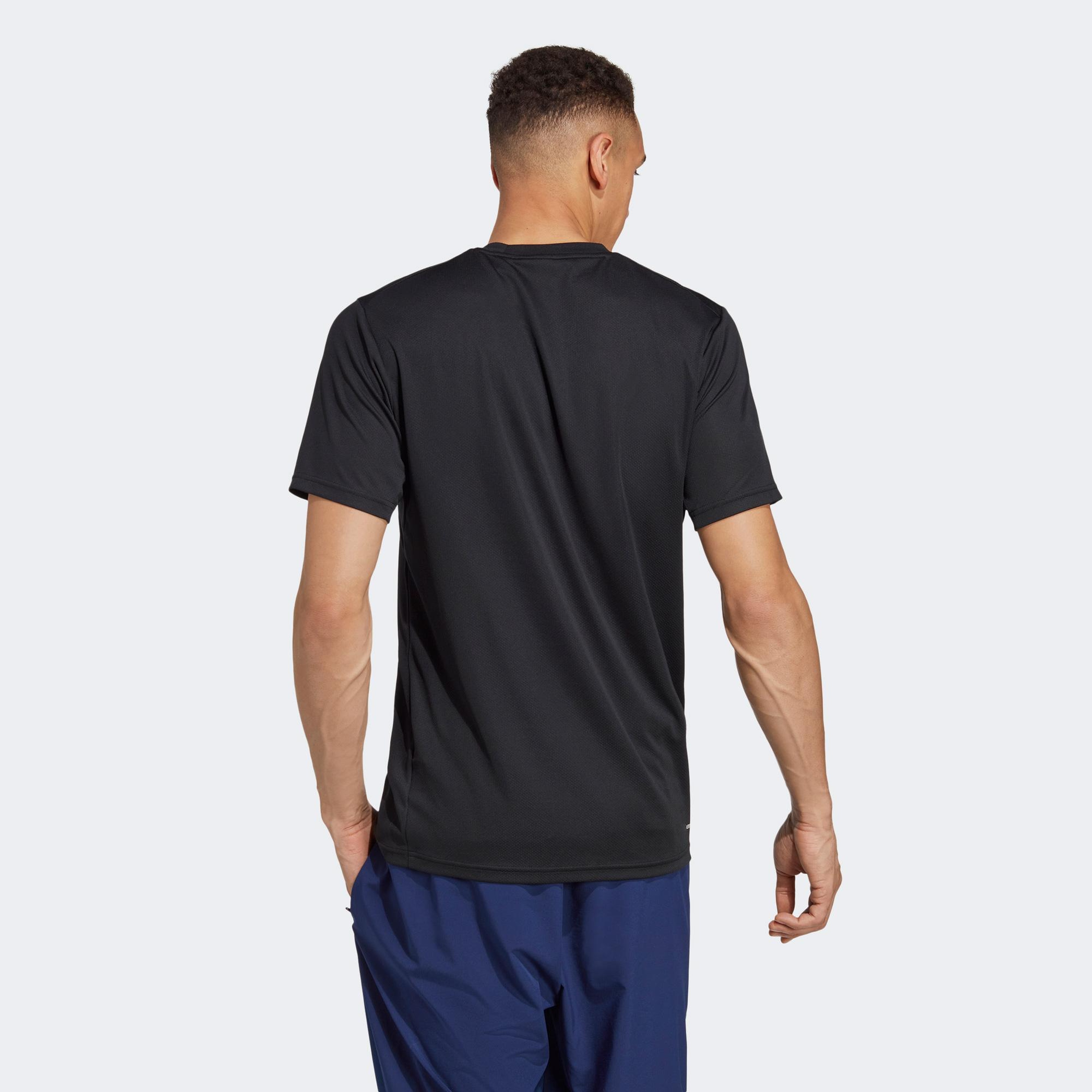 adidas Training Essentials Erkek Siyah Antrenman T-Shirt