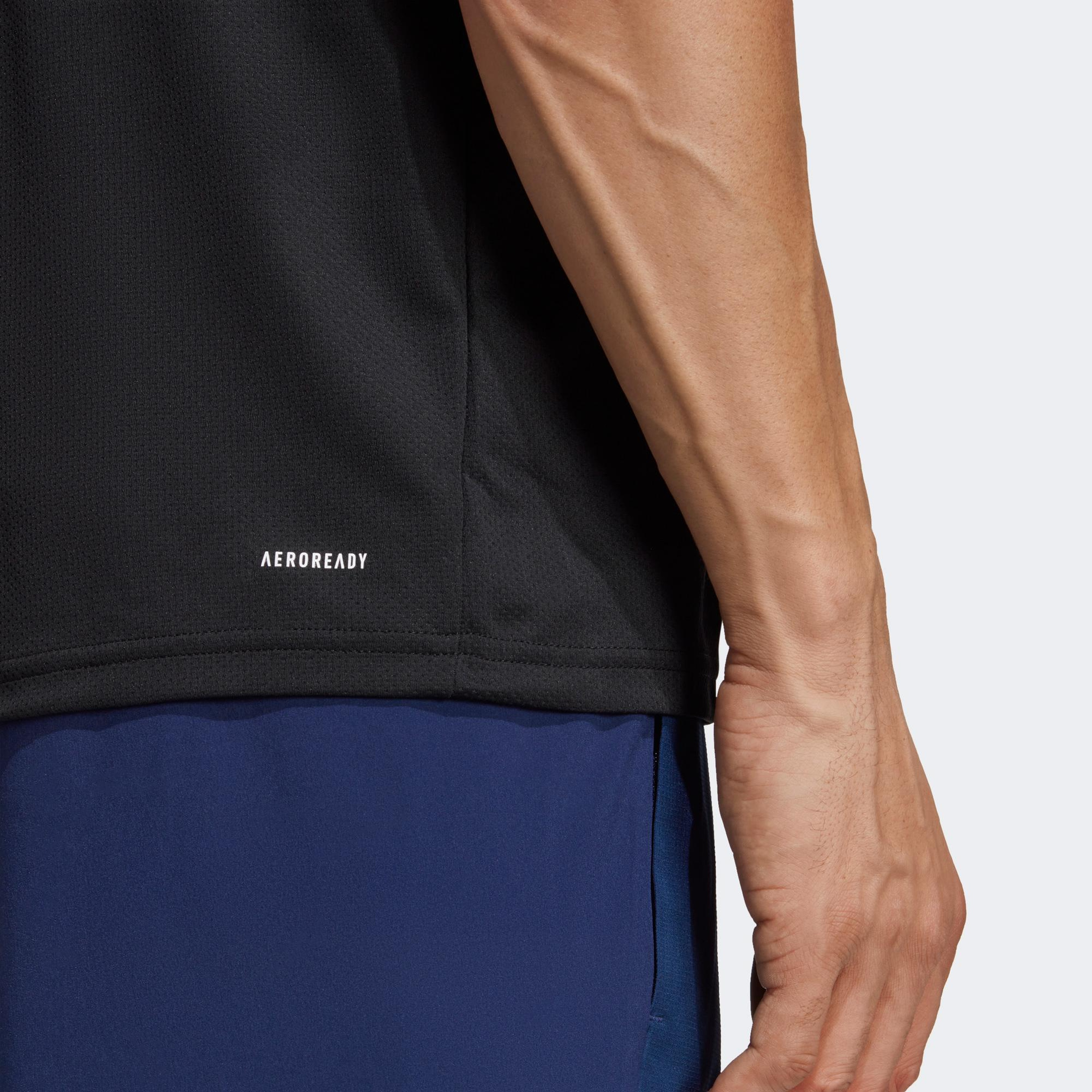 adidas Training Essentials Erkek Siyah Antrenman T-Shirt
