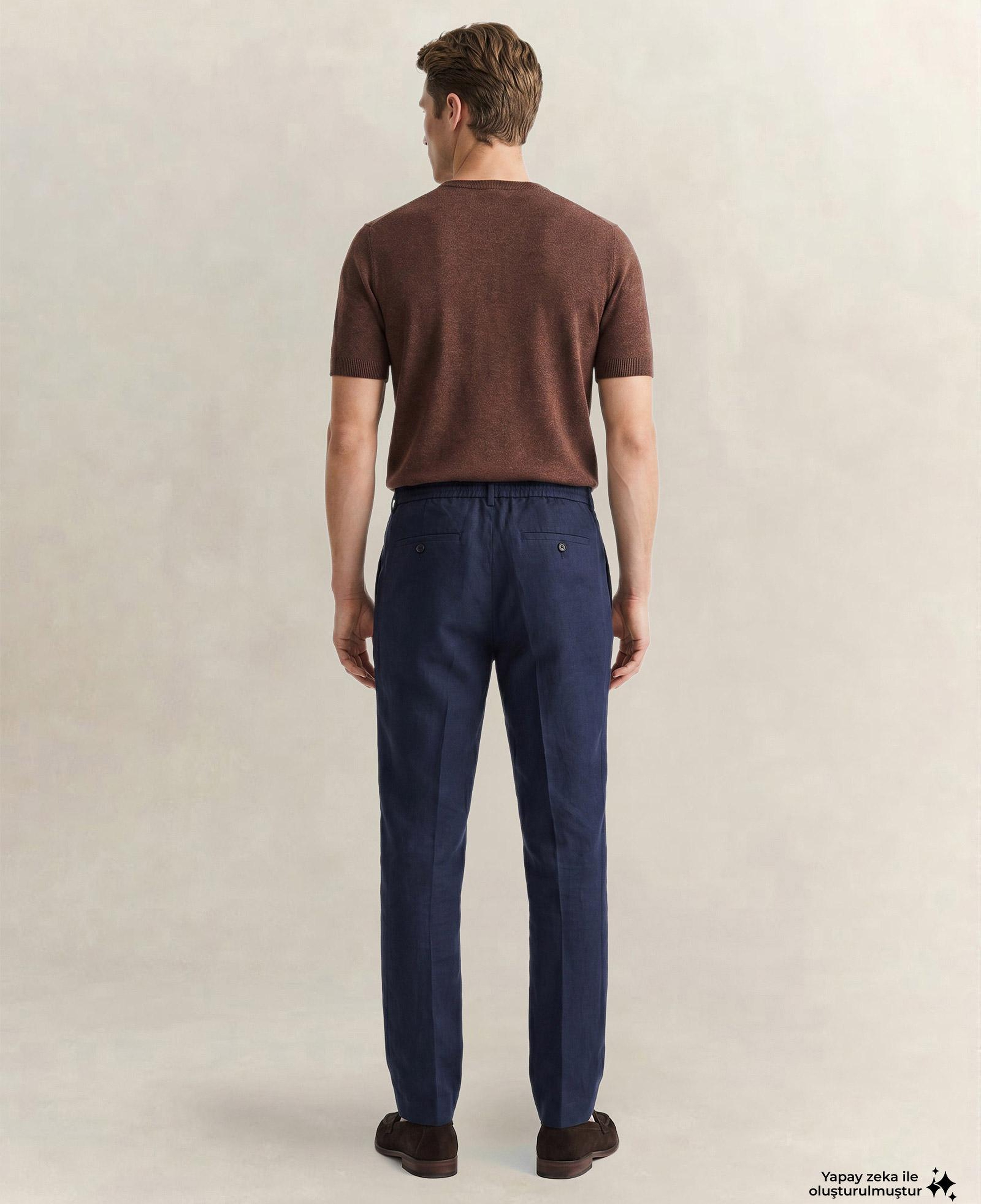 GANT Erkek Lacivert Regular Fit Pantolon
