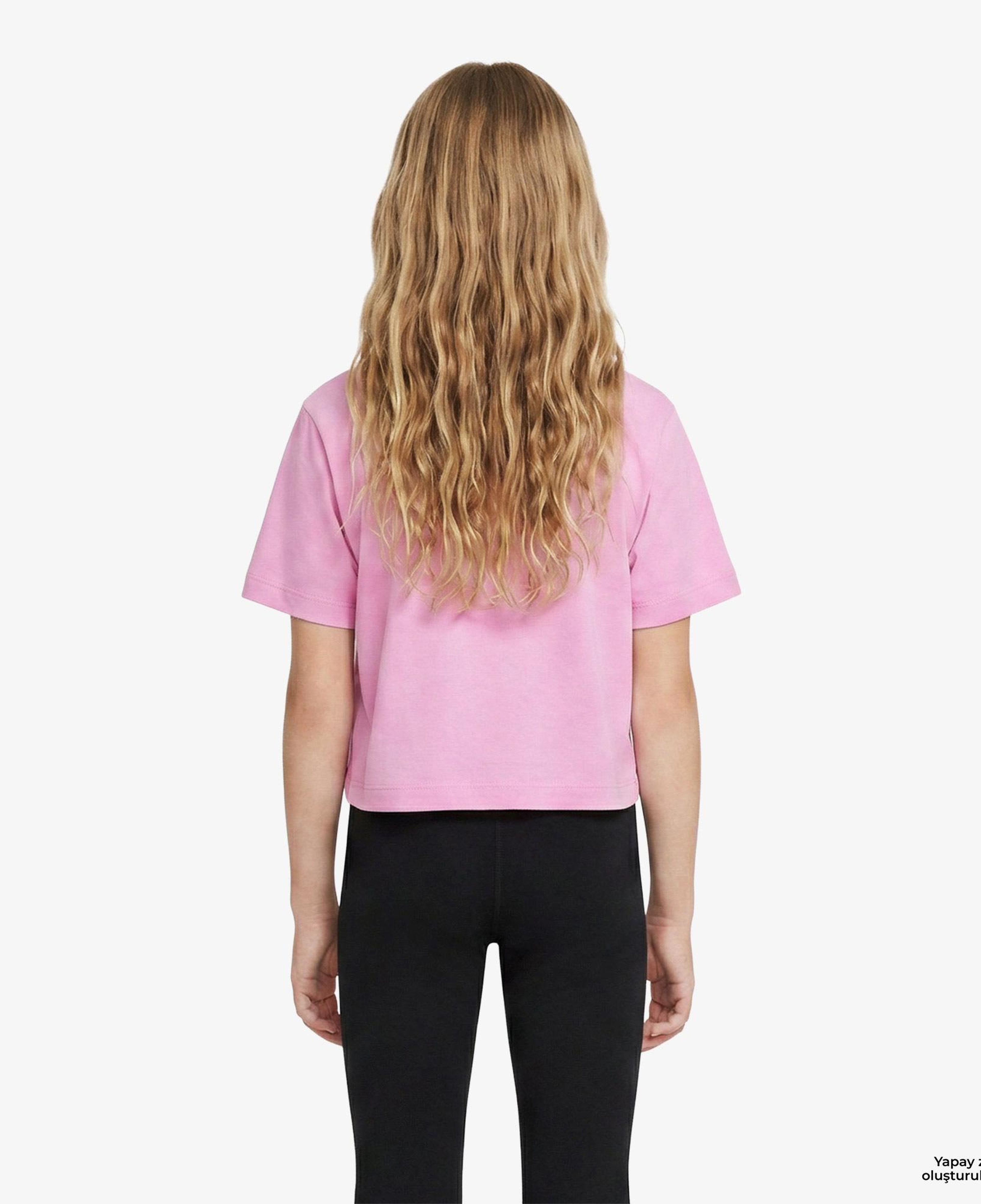 Nike Sportswear Futura Çocuk Pembe Crop T-Shirt