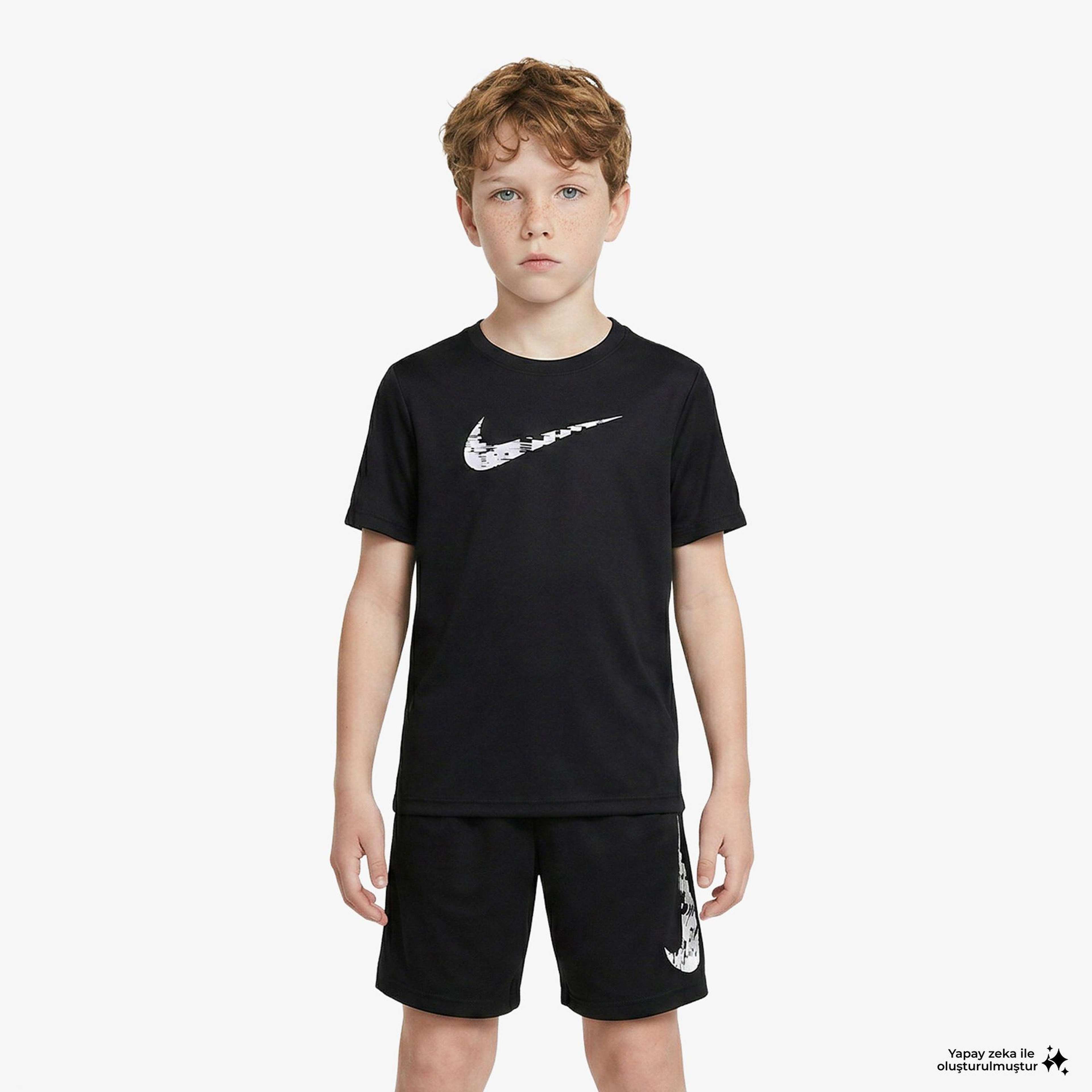 Nike Dri-Fit Trophy Çocuk Siyah T-Shirt
