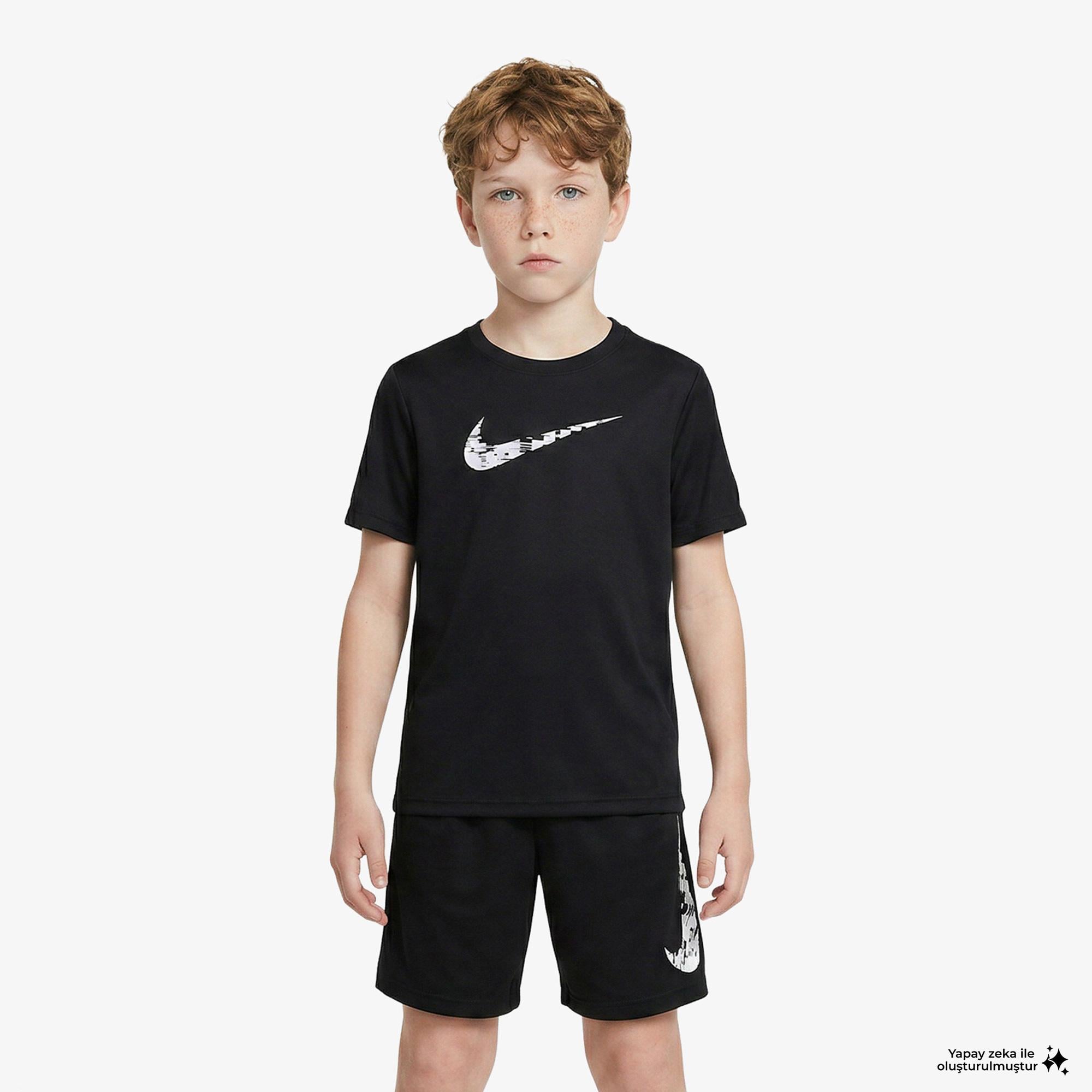 Nike Dri-Fit Trophy Çocuk Siyah T-Shirt