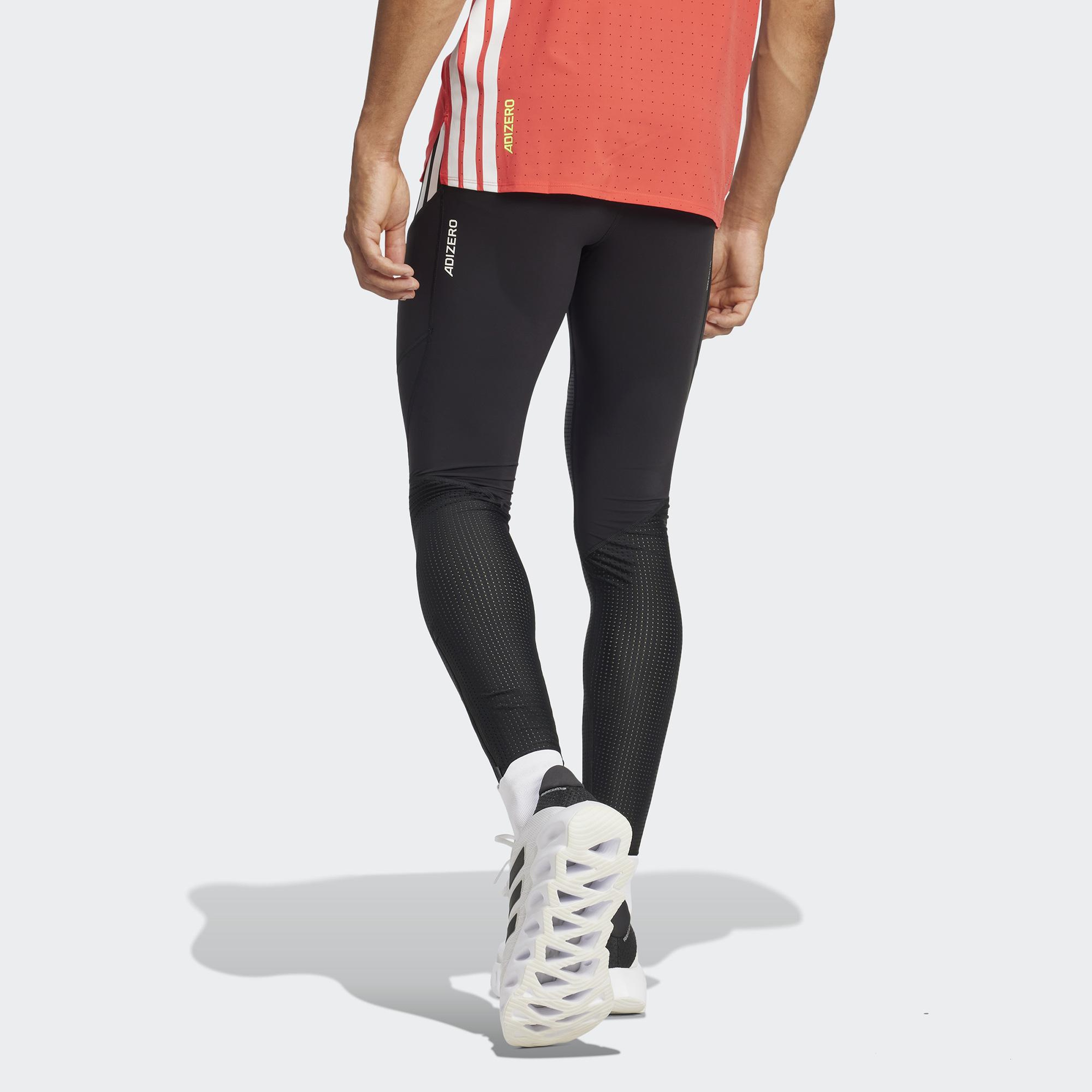 adidas Adizero Erkek Siyah Koşu Taytı