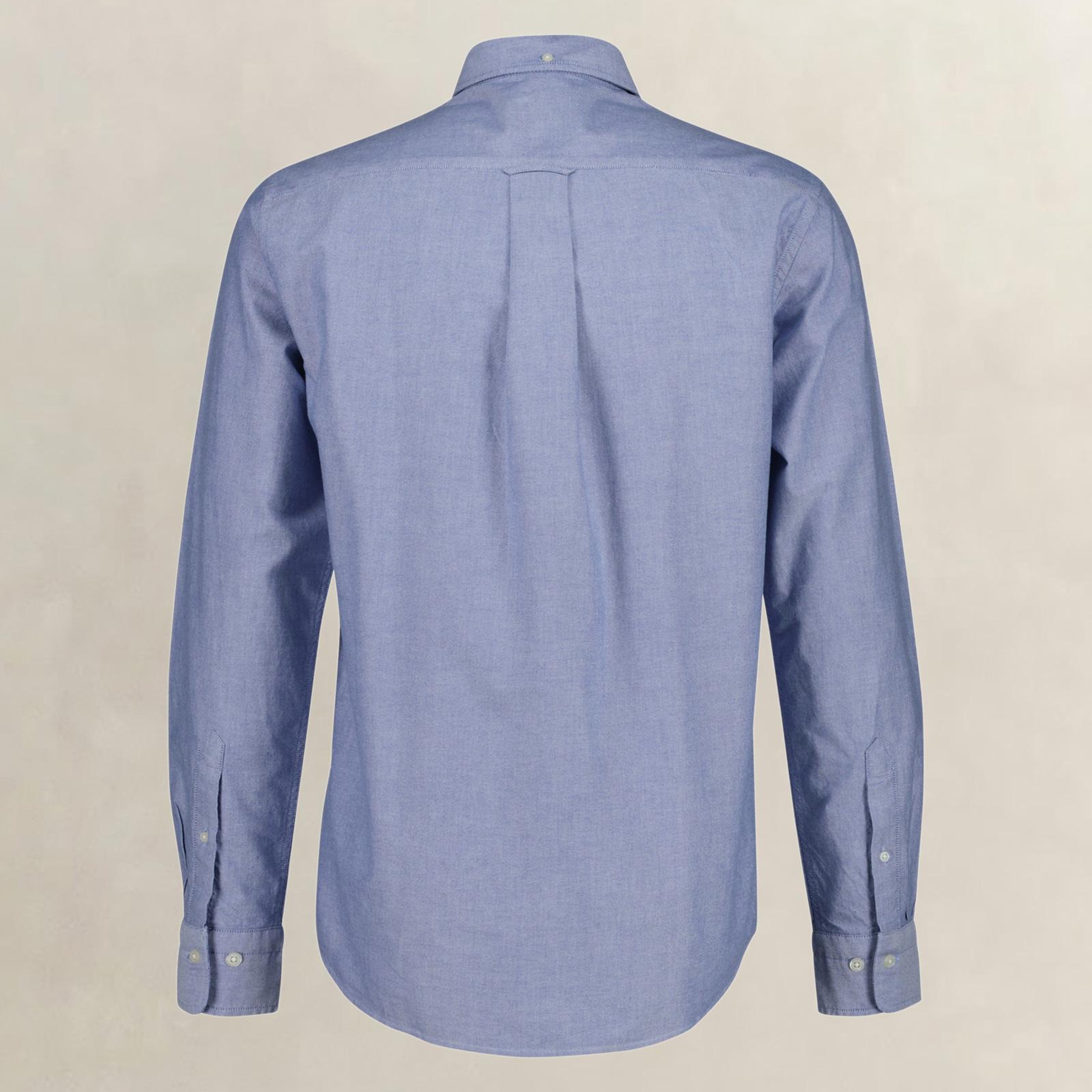 GANT Erkek Mavi Regular Fit Logolu Gömlek