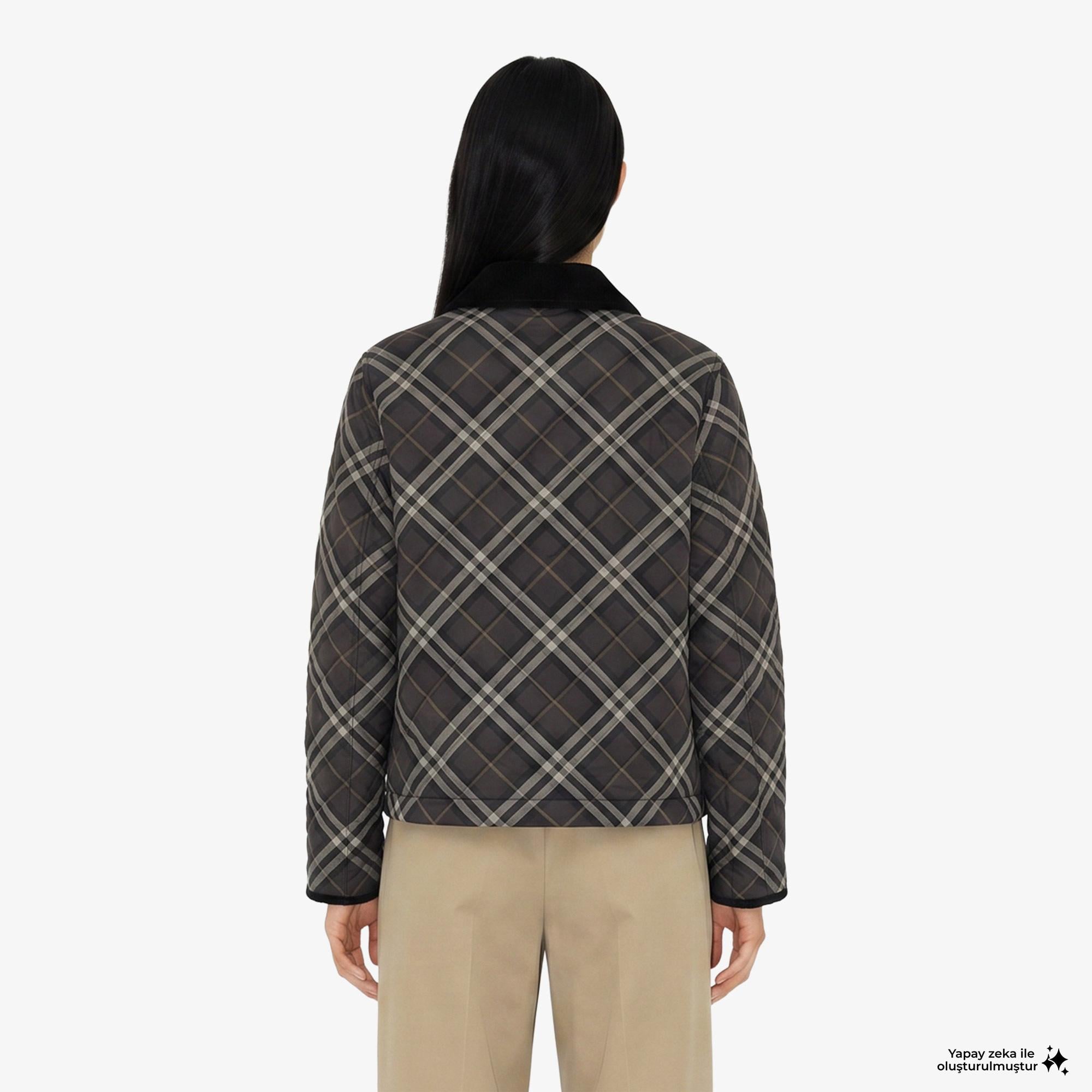 Burberry Oldham Kadın Kahverengi Mont