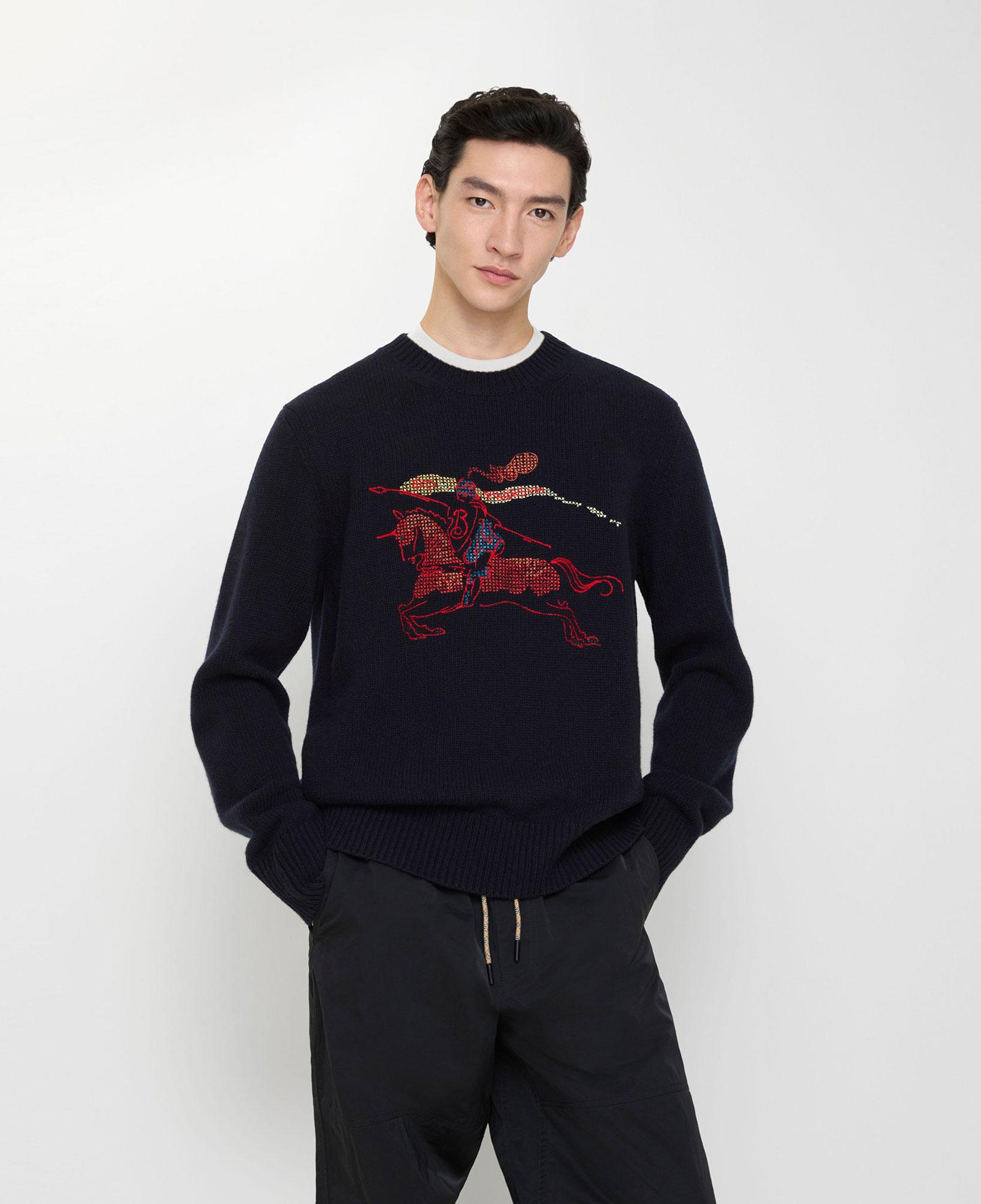 Burberry Bobby Erkek Lacivert Triko