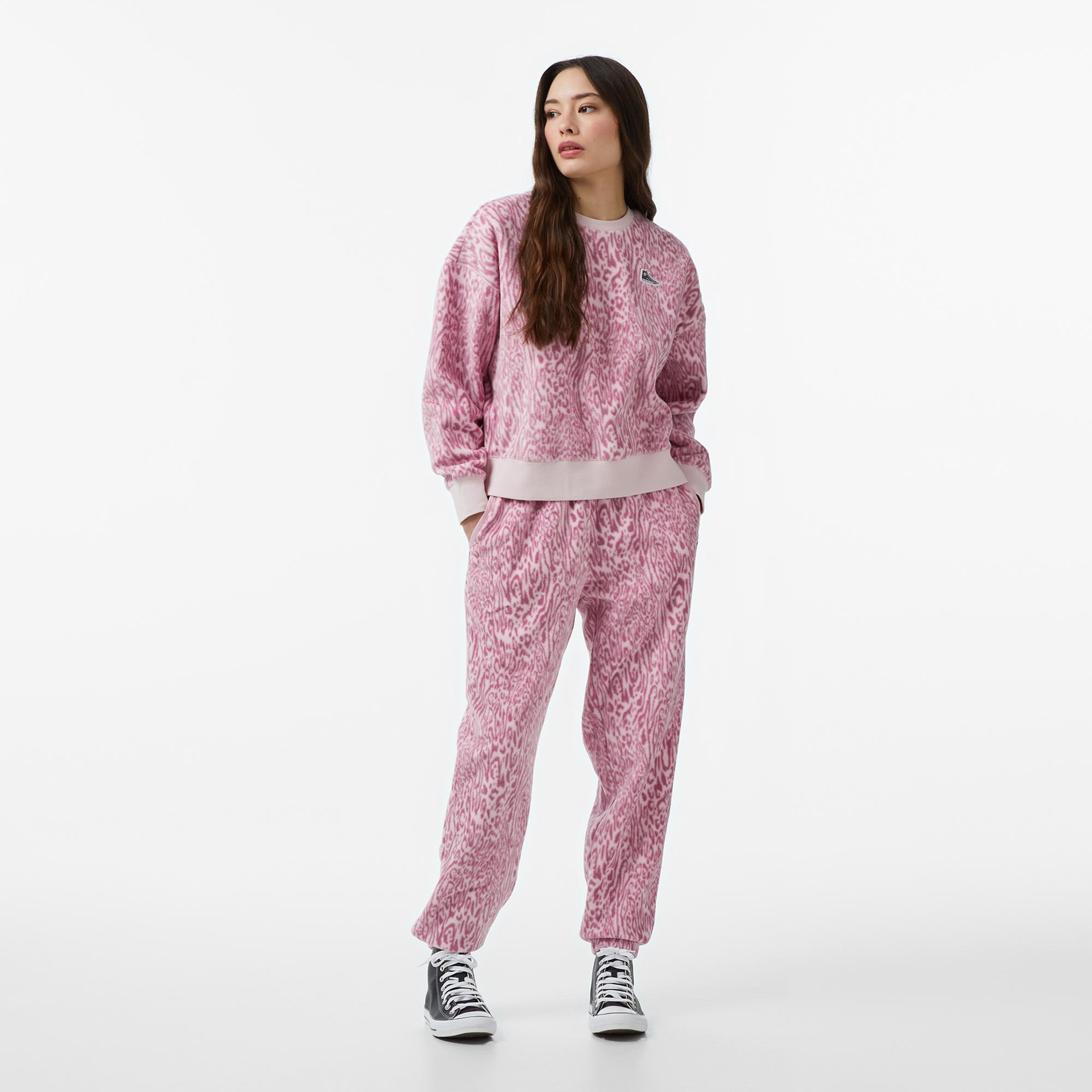Converse Kadın Pembe Sweatshirt
