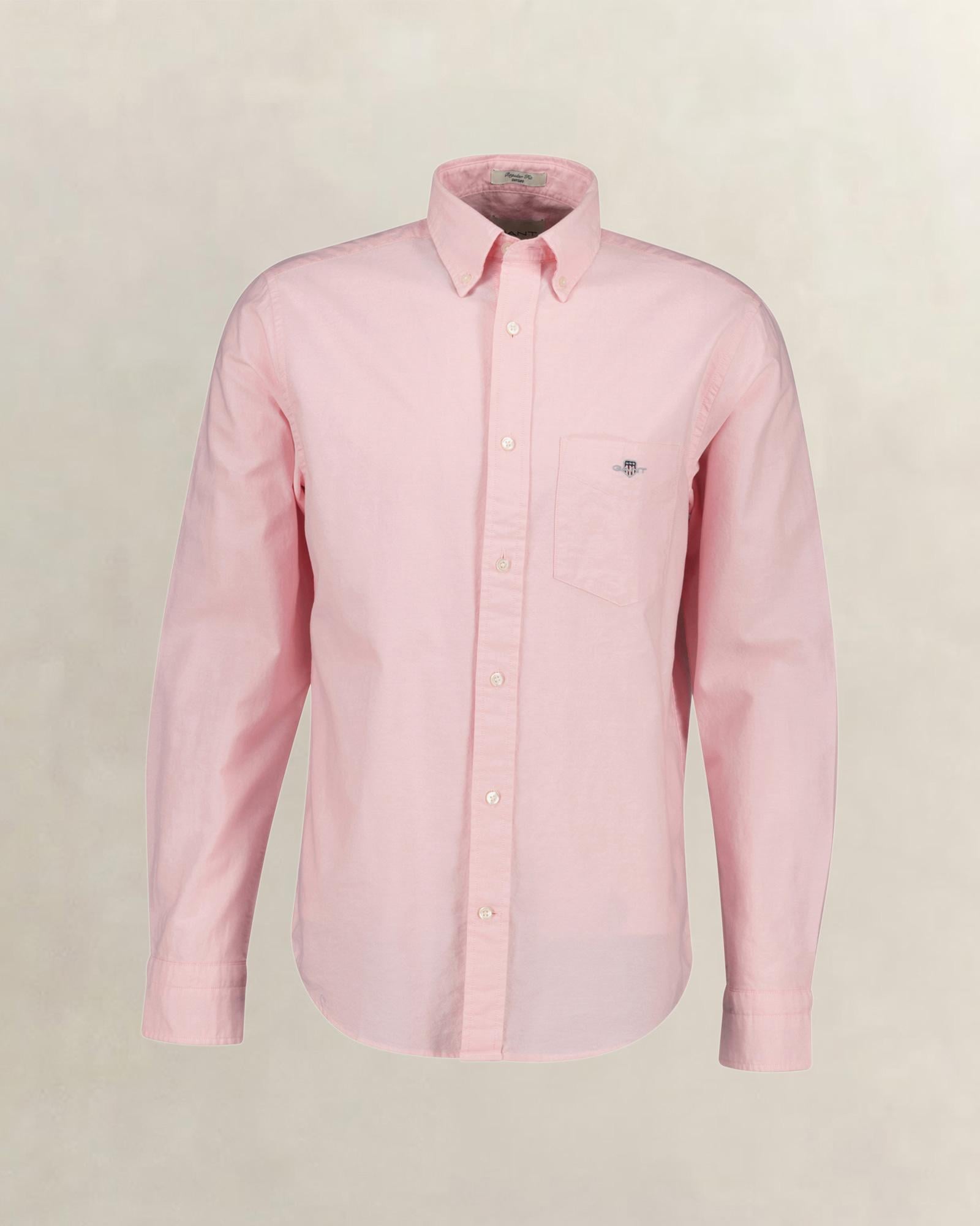 GANT Erkek Pembe Regular Fit Logolu Gömlek