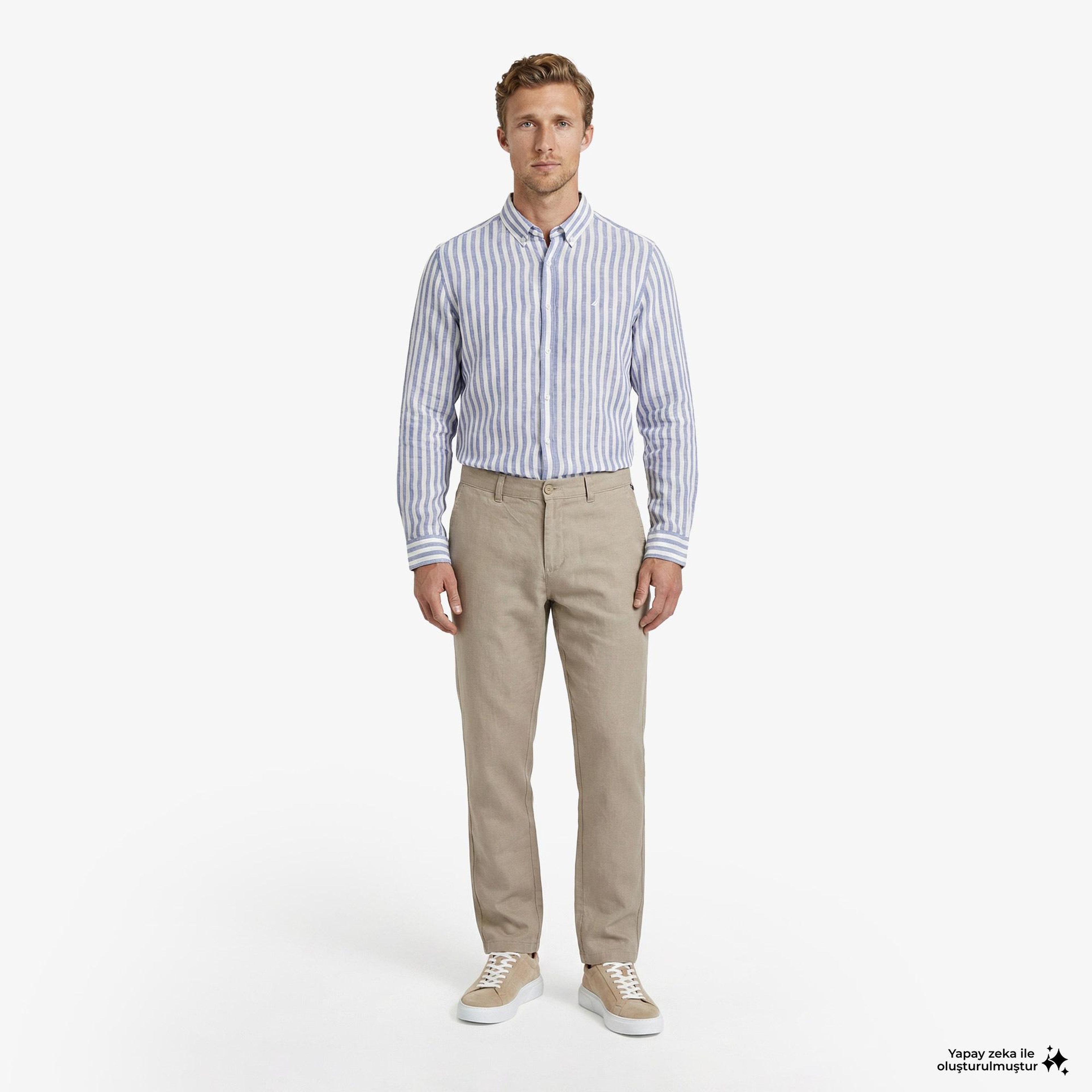 Nautica Erkek Kahverengi Regular Fit Pantolon