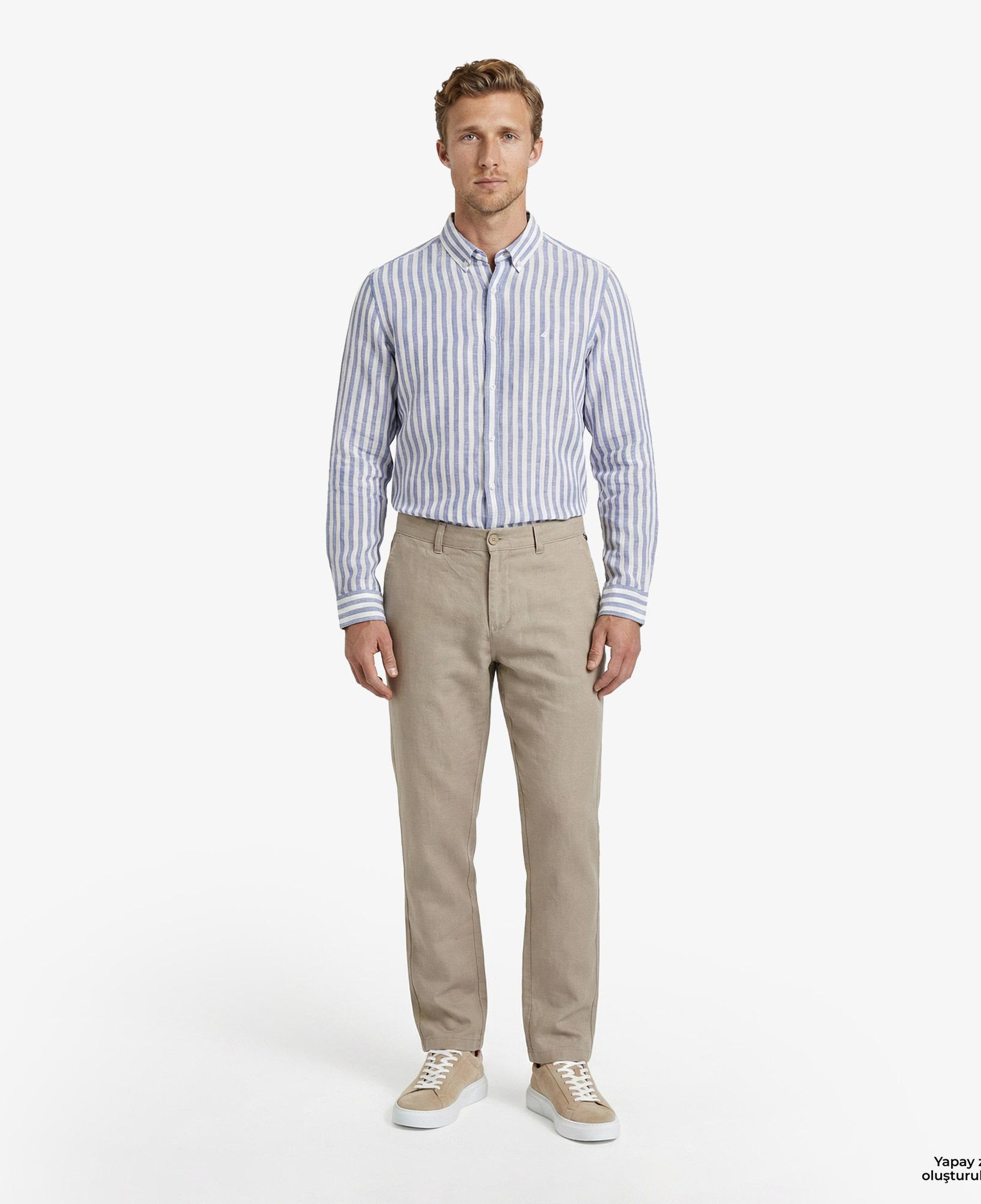 Nautica Erkek Kahverengi Regular Fit Pantolon
