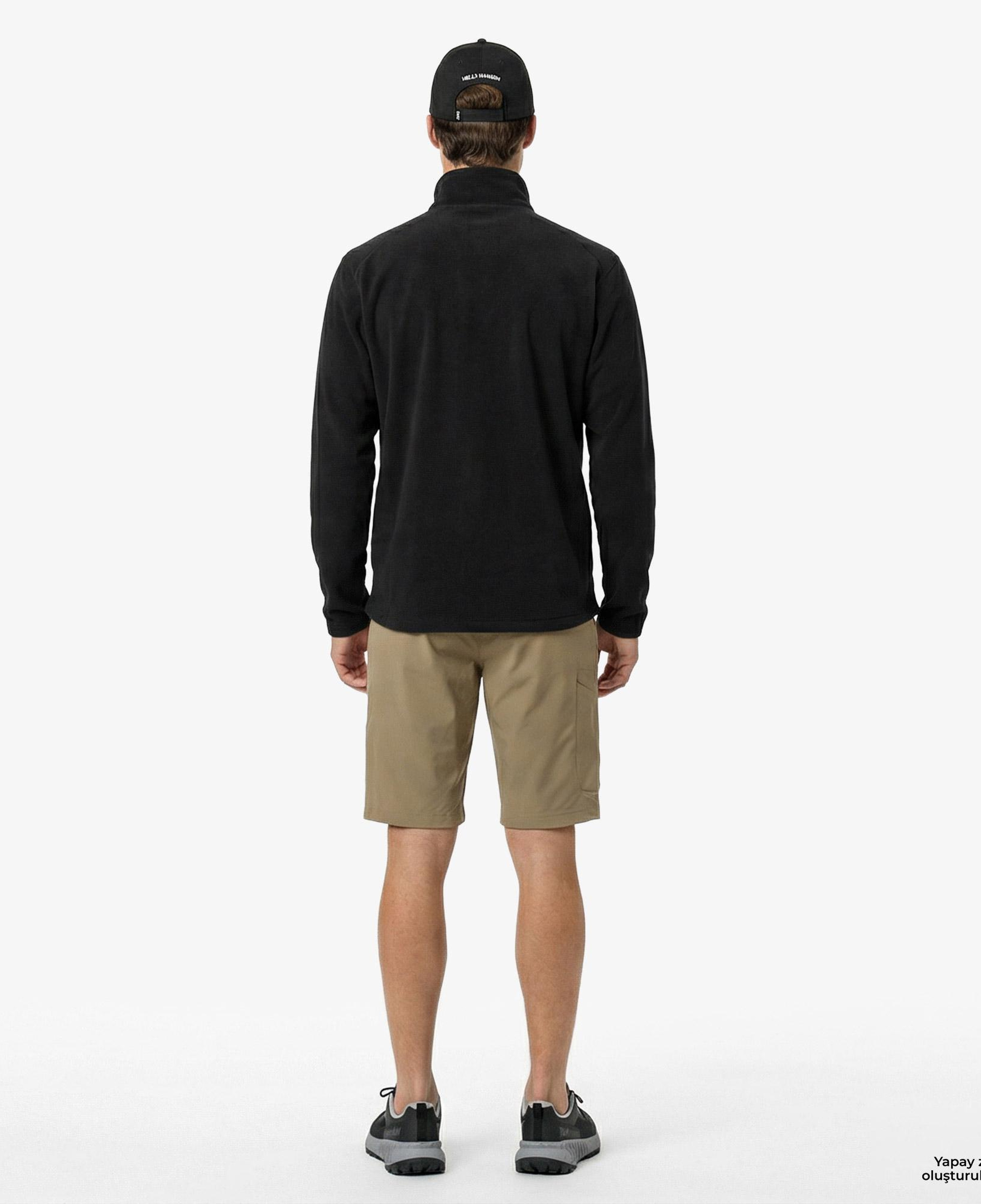 Helly Hansen Light Half Zip Erkek Siyah Outdoor Polar
