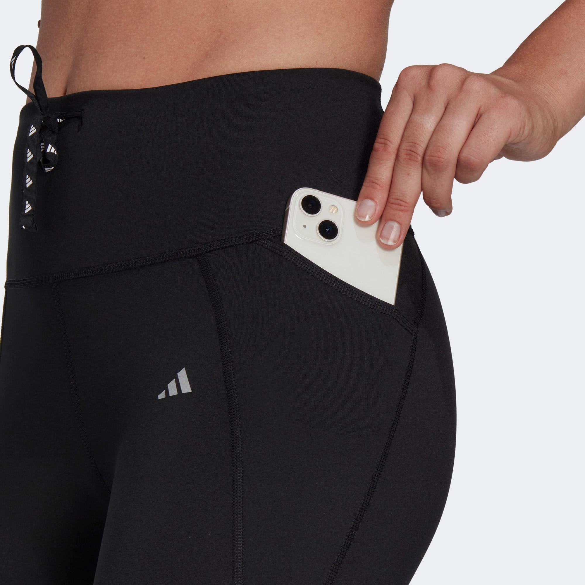 adidas Essentials 7/8 Kadın Siyah Koşu Taytı