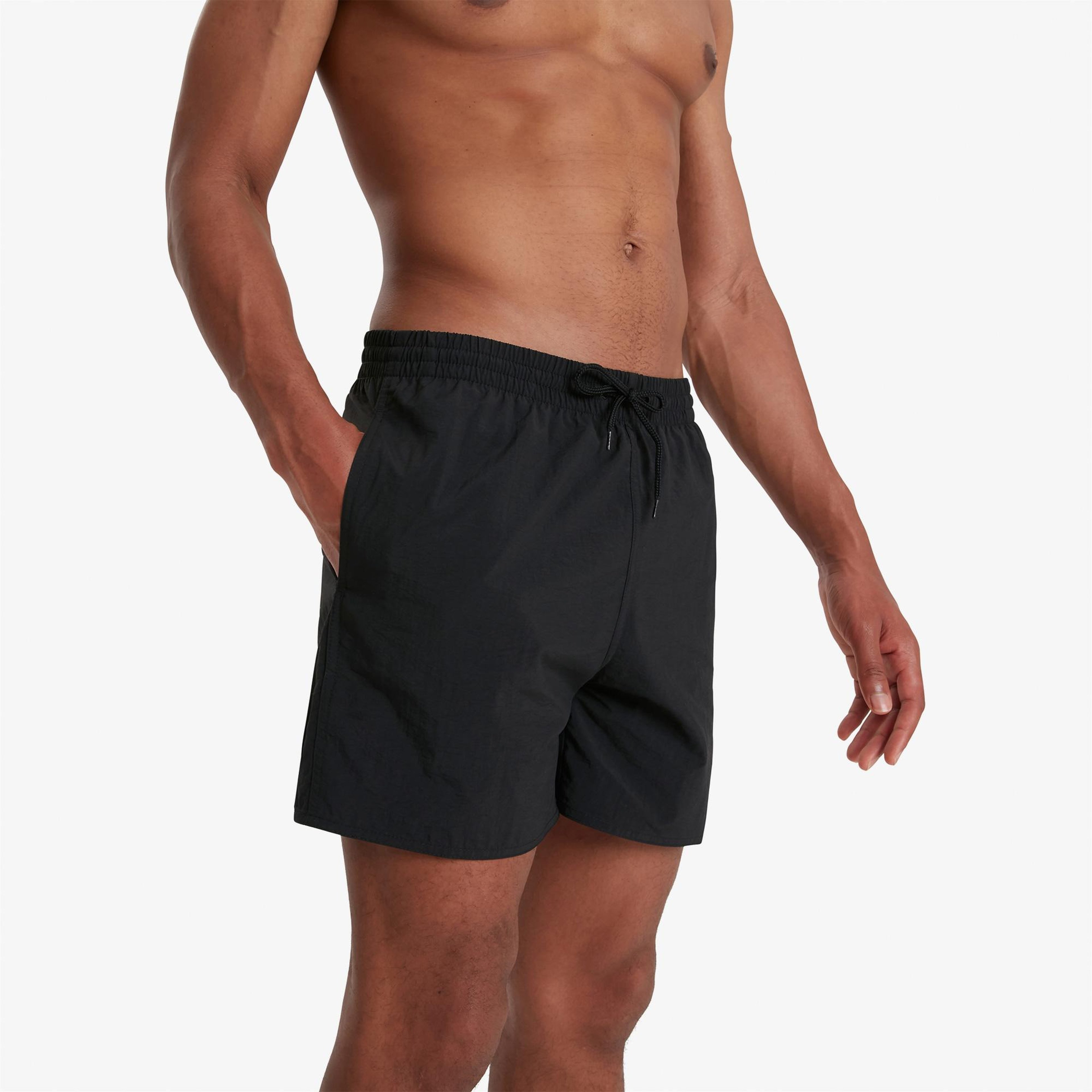 Speedo Essentials 16 Watershort Erkek Siyah Deniz Şortu