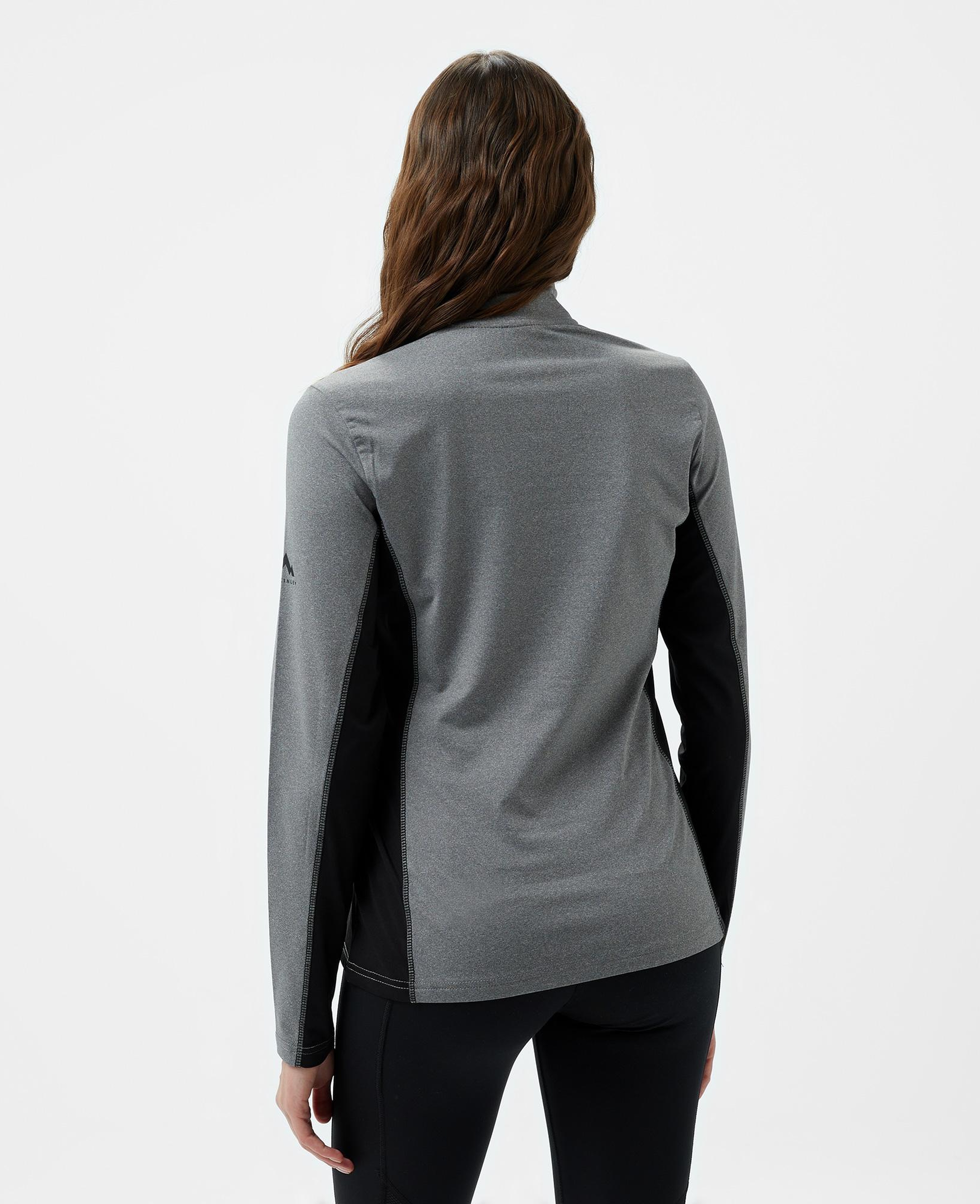 McKinley Andrea 1/2 Zip Kadın Gri Outdoor Polar